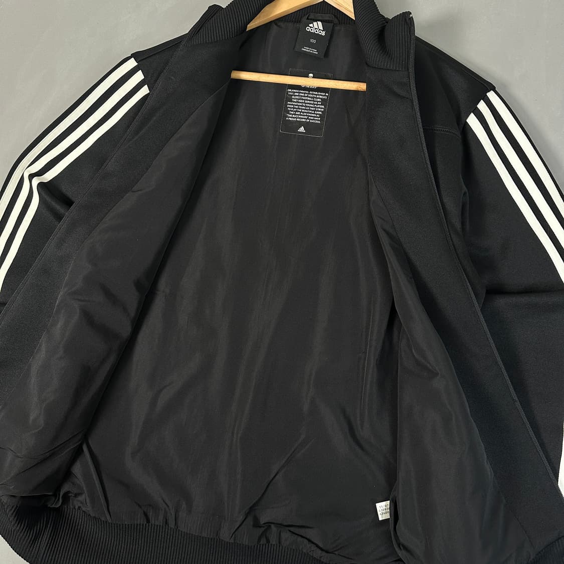 아디다스 로고 올란도 스컬 트랙탑 져지 블랙 100 [020705] 상품이미지9