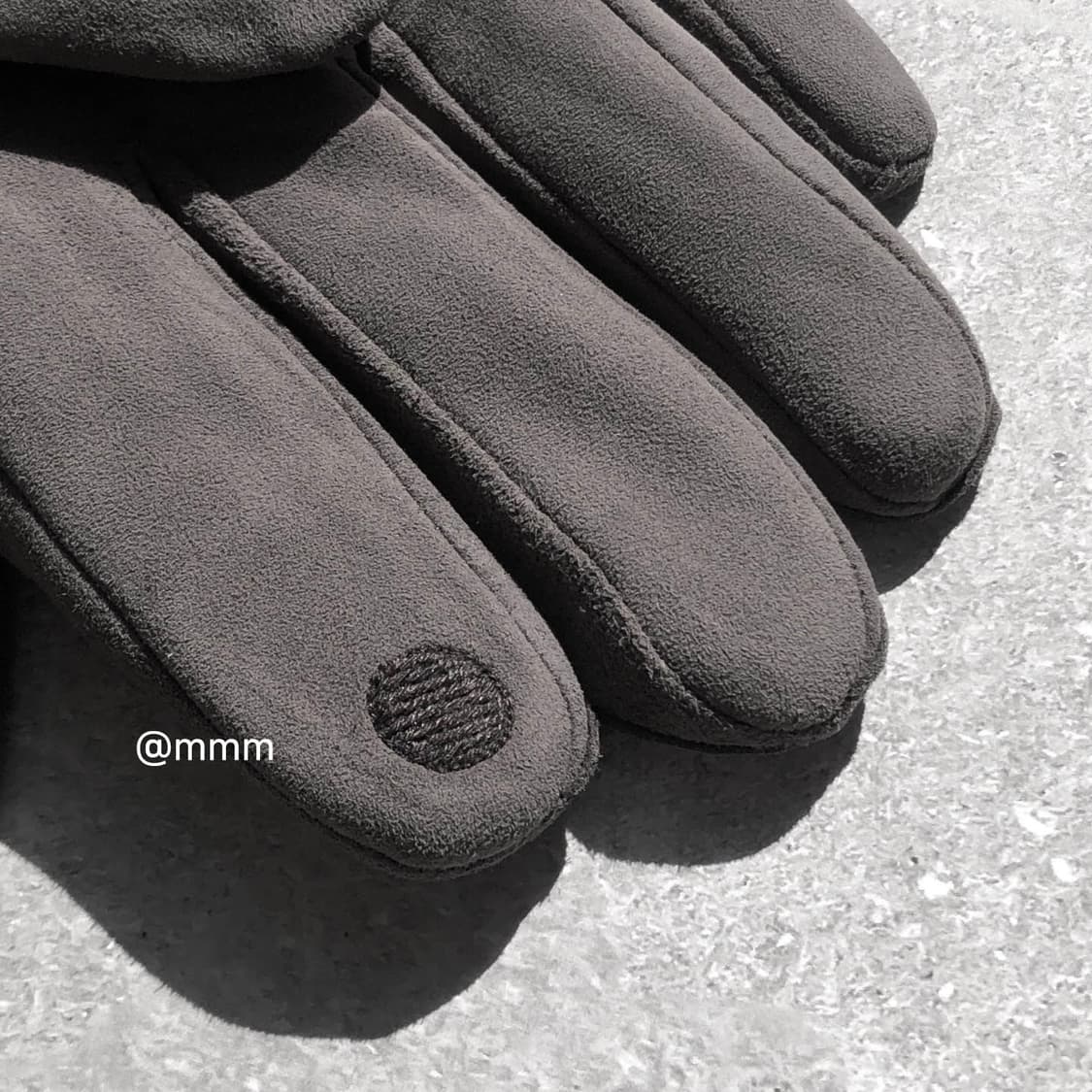 [Unisex] 스마트터치 가죽 장갑 스웨이드 상품이미지5