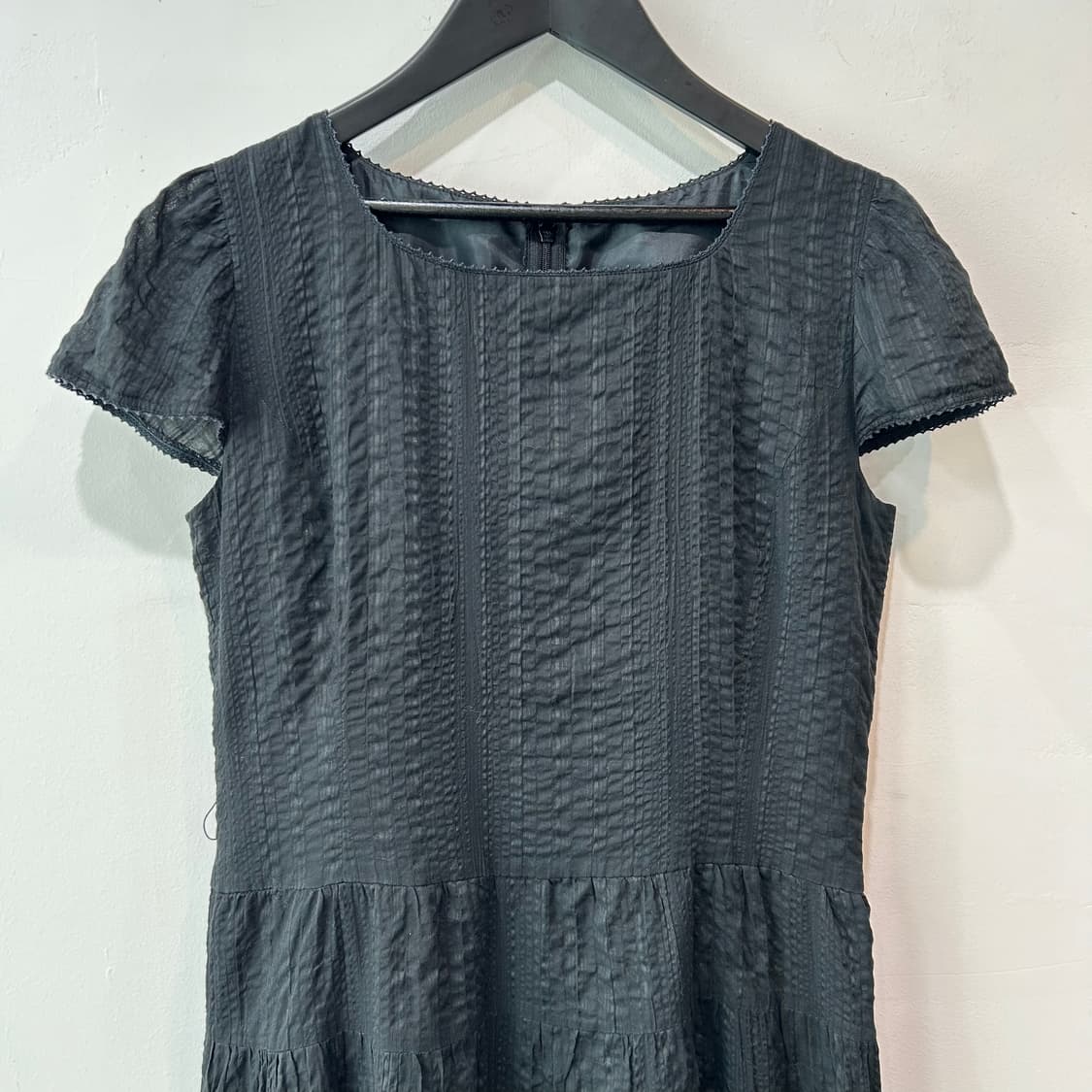 블랙 퍼프 캉캉 빈티지 원피스 상품이미지5