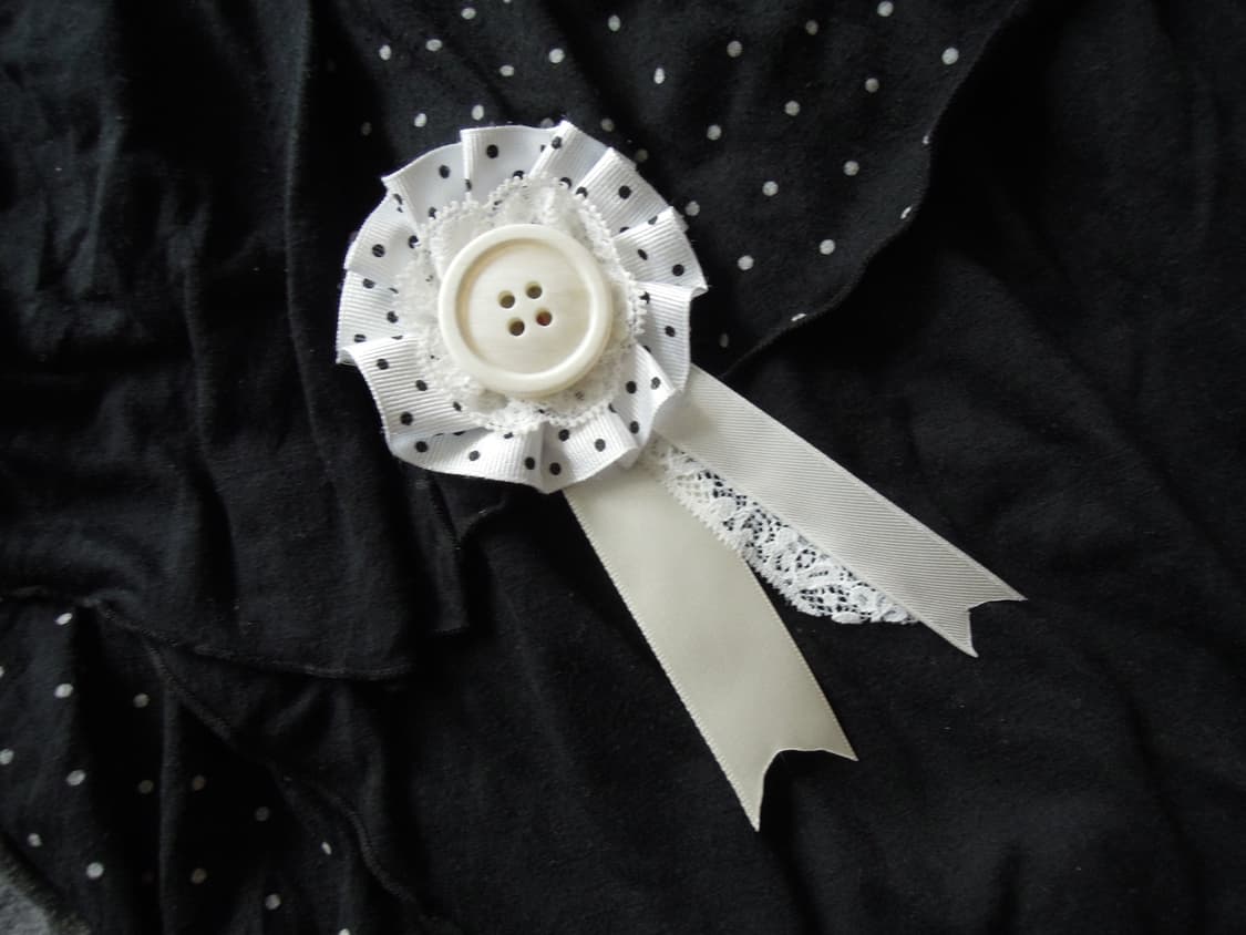 ♪ rosette badge 로제트 뱃지 ♪ 아일릿 샵페어리 핸드메이드 상품이미지3