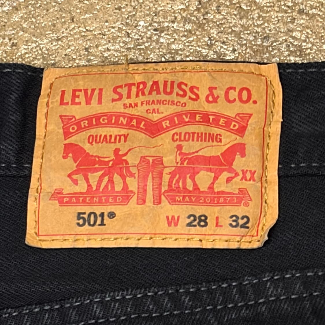 00s 빈티지 리바이스 501 블랙진 청바지 상품이미지8