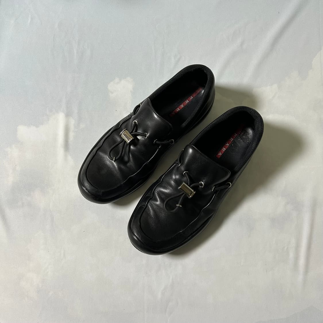 Prada nappa toggle slipon loafers 상품이미지1
