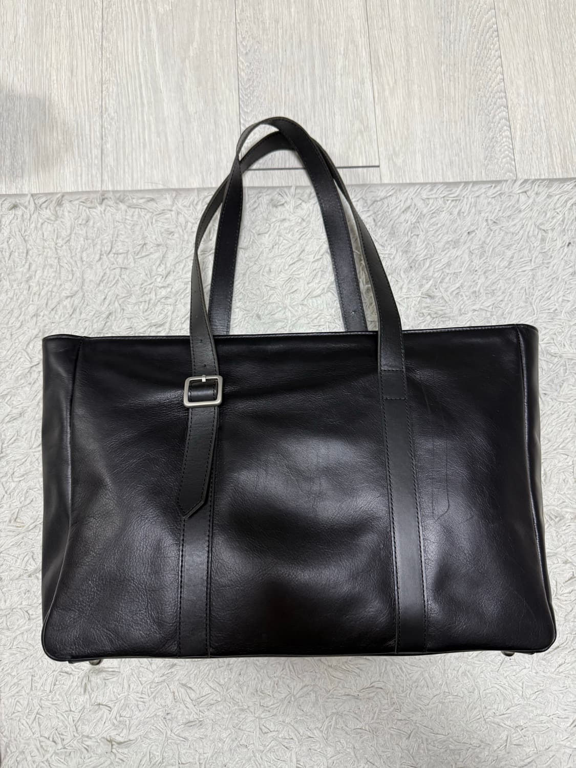 (OS)요지야마모토 레더 토트백 보스턴백 상품이미지1