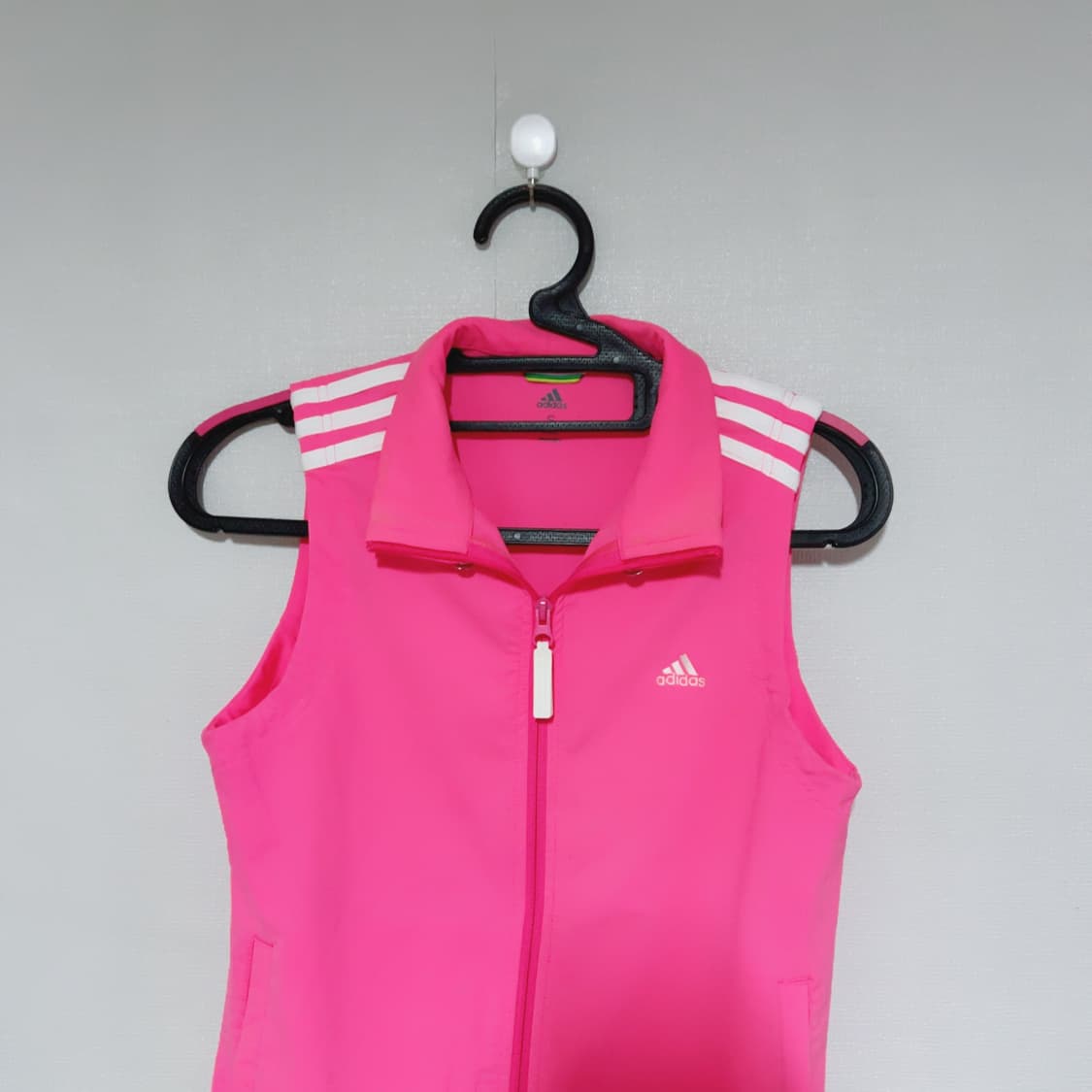 아디다스 연핑크 올드스쿨 블로콕어 하이틴 여름 조끼 상품이미지2