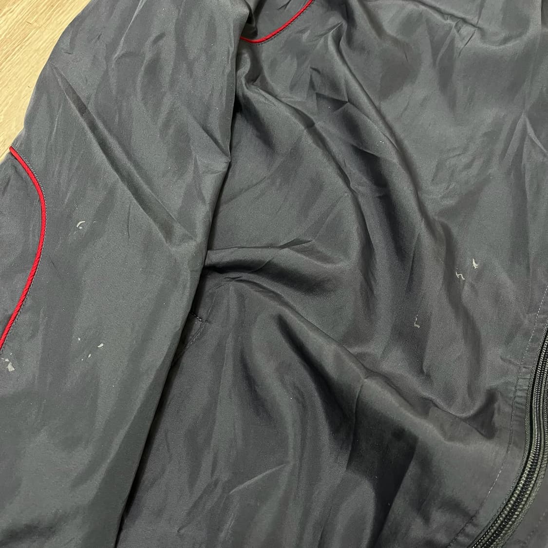 나이키 빅로고 배색 라인 바람막이 자켓 [다크그레이] L/100 상품이미지6