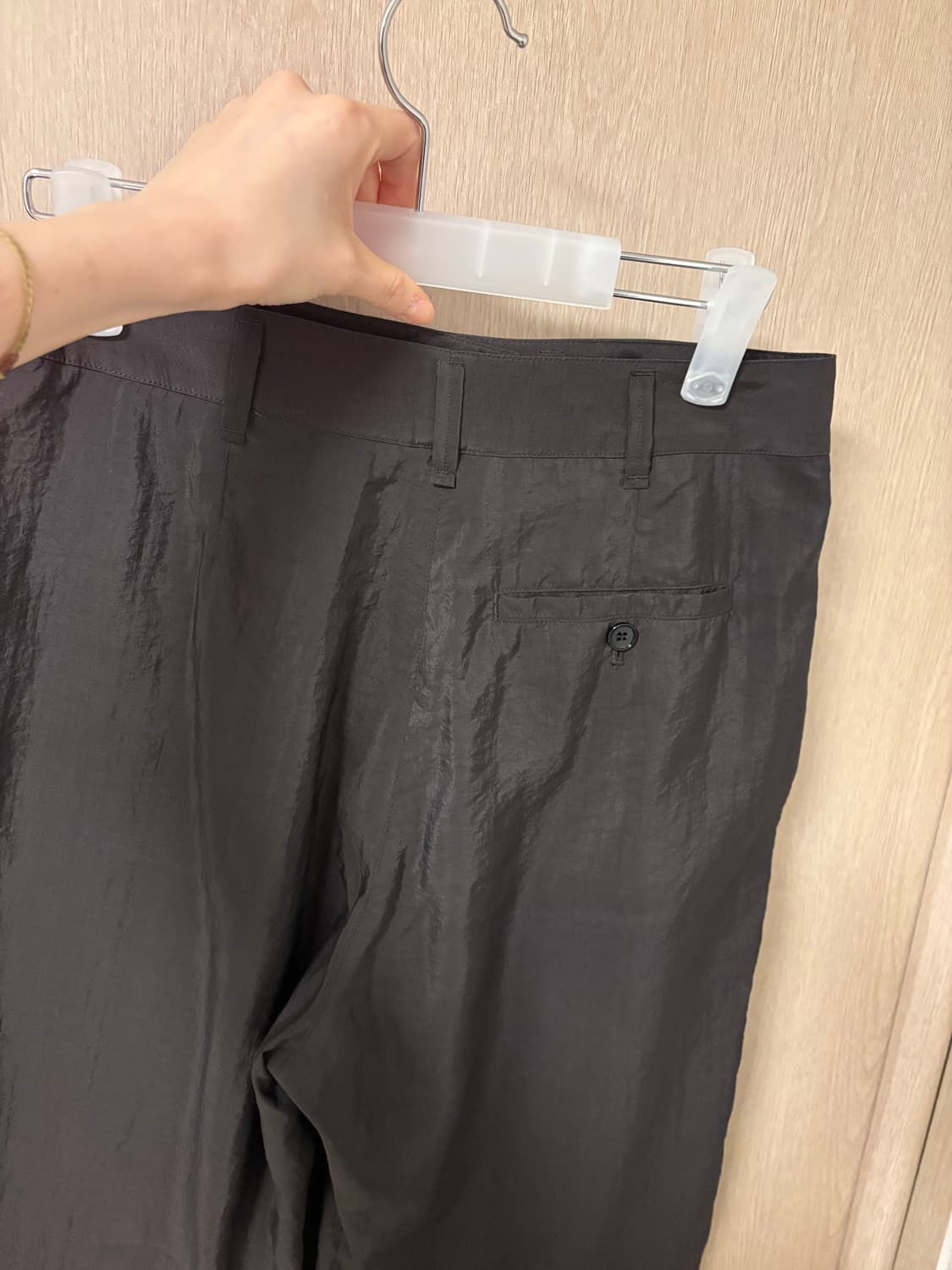 르메르 드라이실크 팬츠 에스프레소 상품이미지4