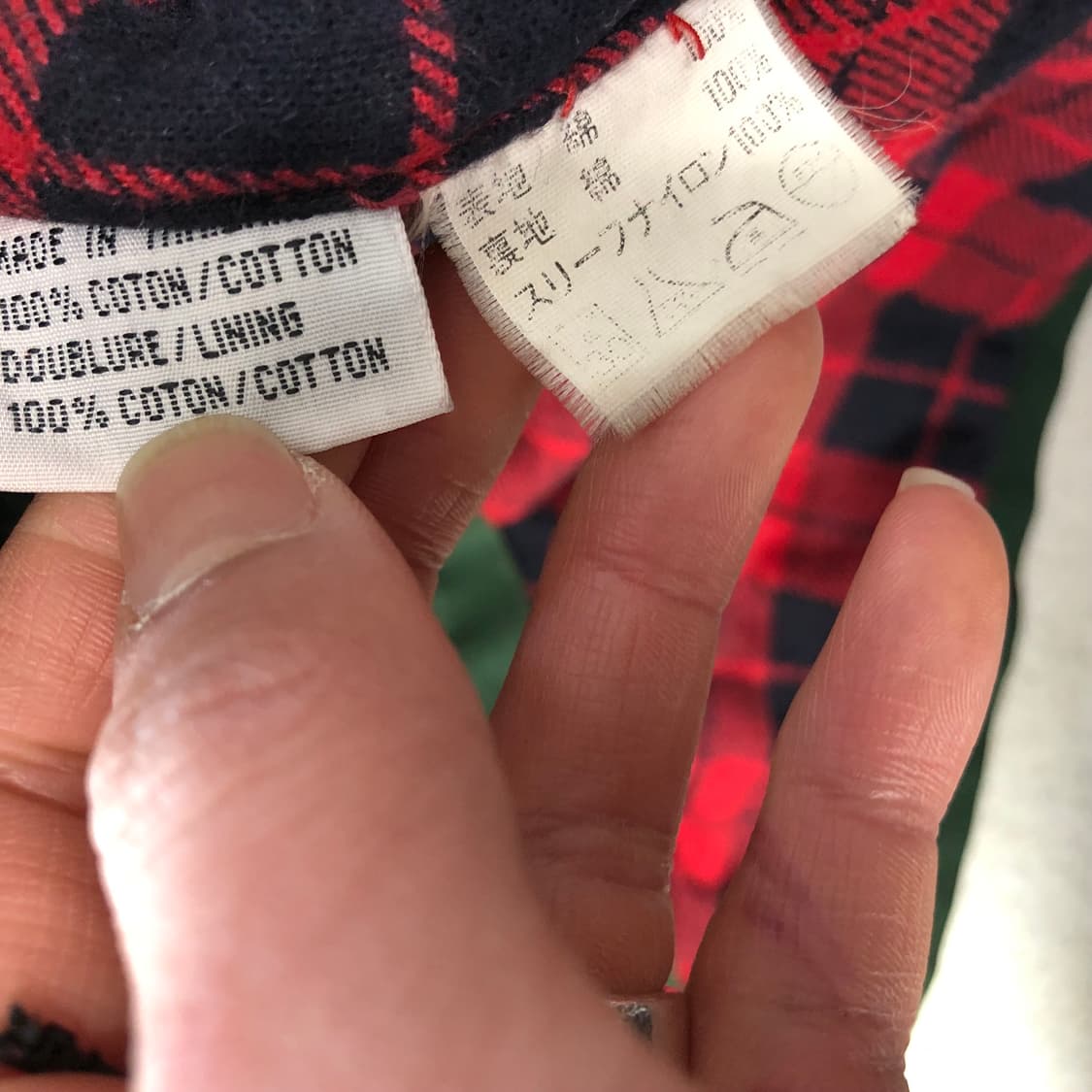 크릭스 체크 라이닝 헌팅자켓  상품이미지8