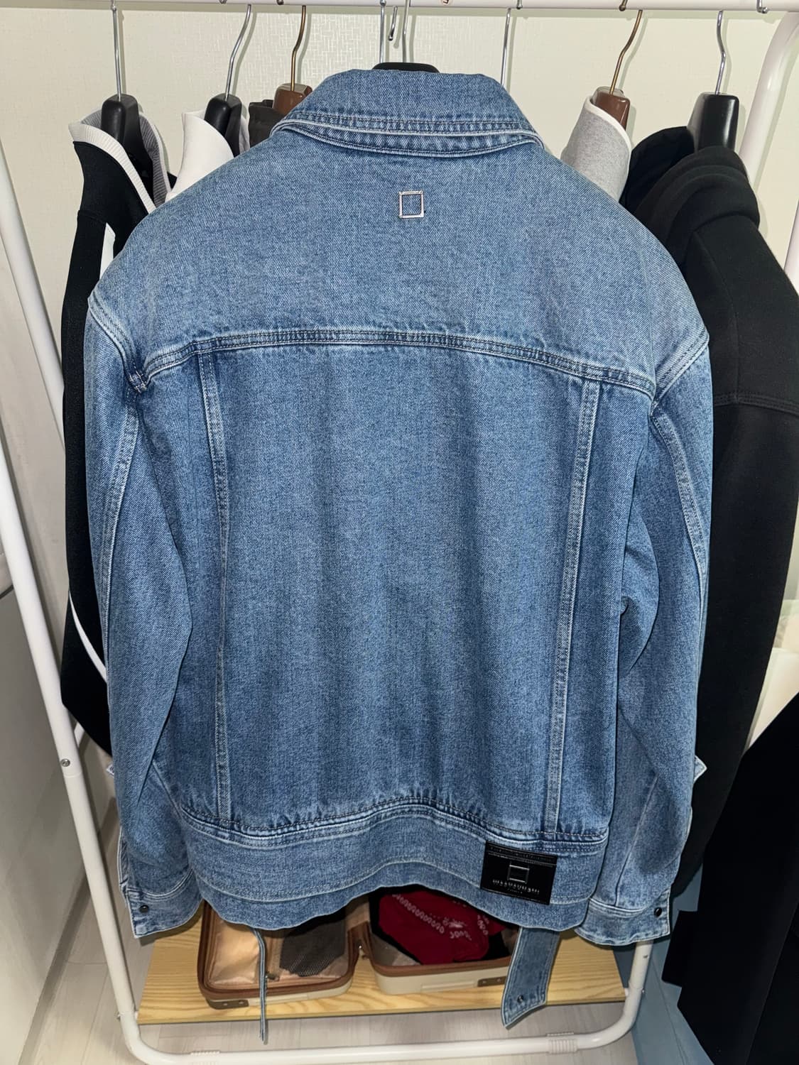 우영미 크롭 데님 자켓 50 상품이미지4