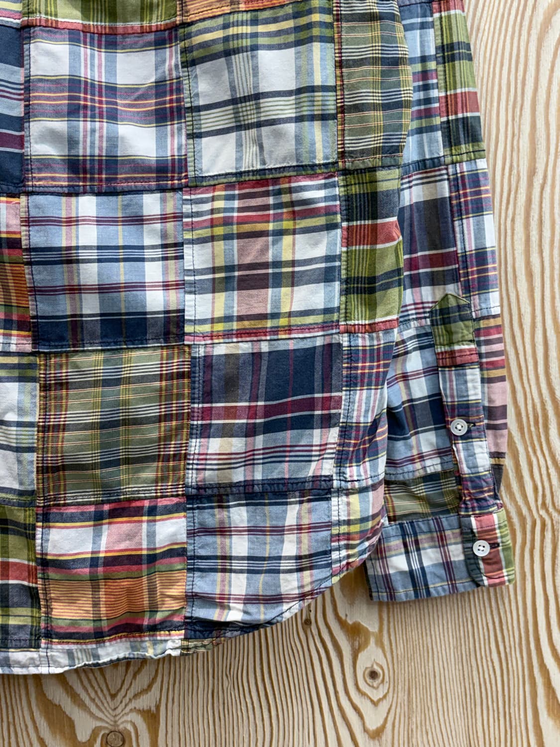 폴로 랄프로렌 패치워크 마드라스 셔츠 상품이미지4