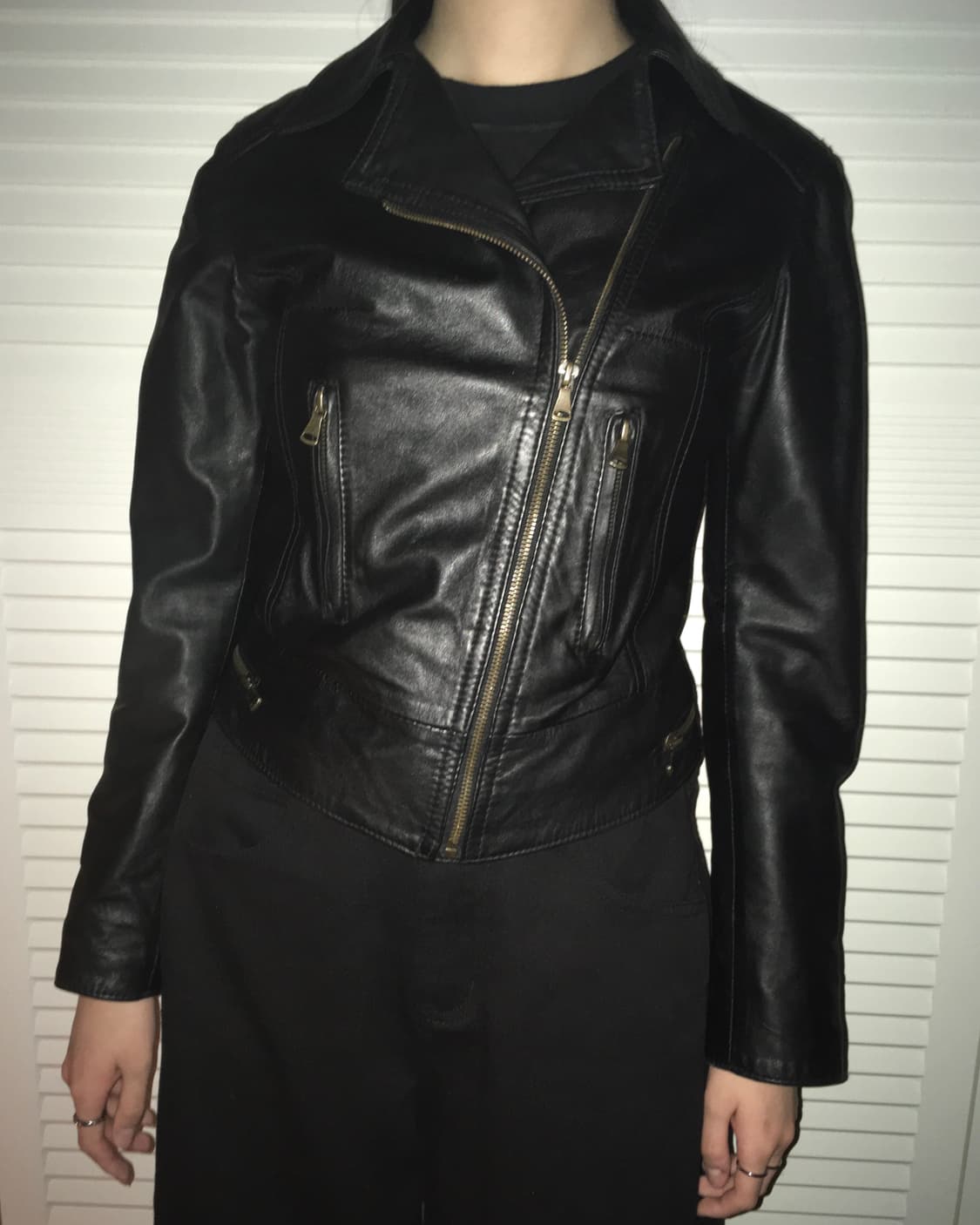 이탈리아 베지터블 램스킨 레더자켓 상품이미지3