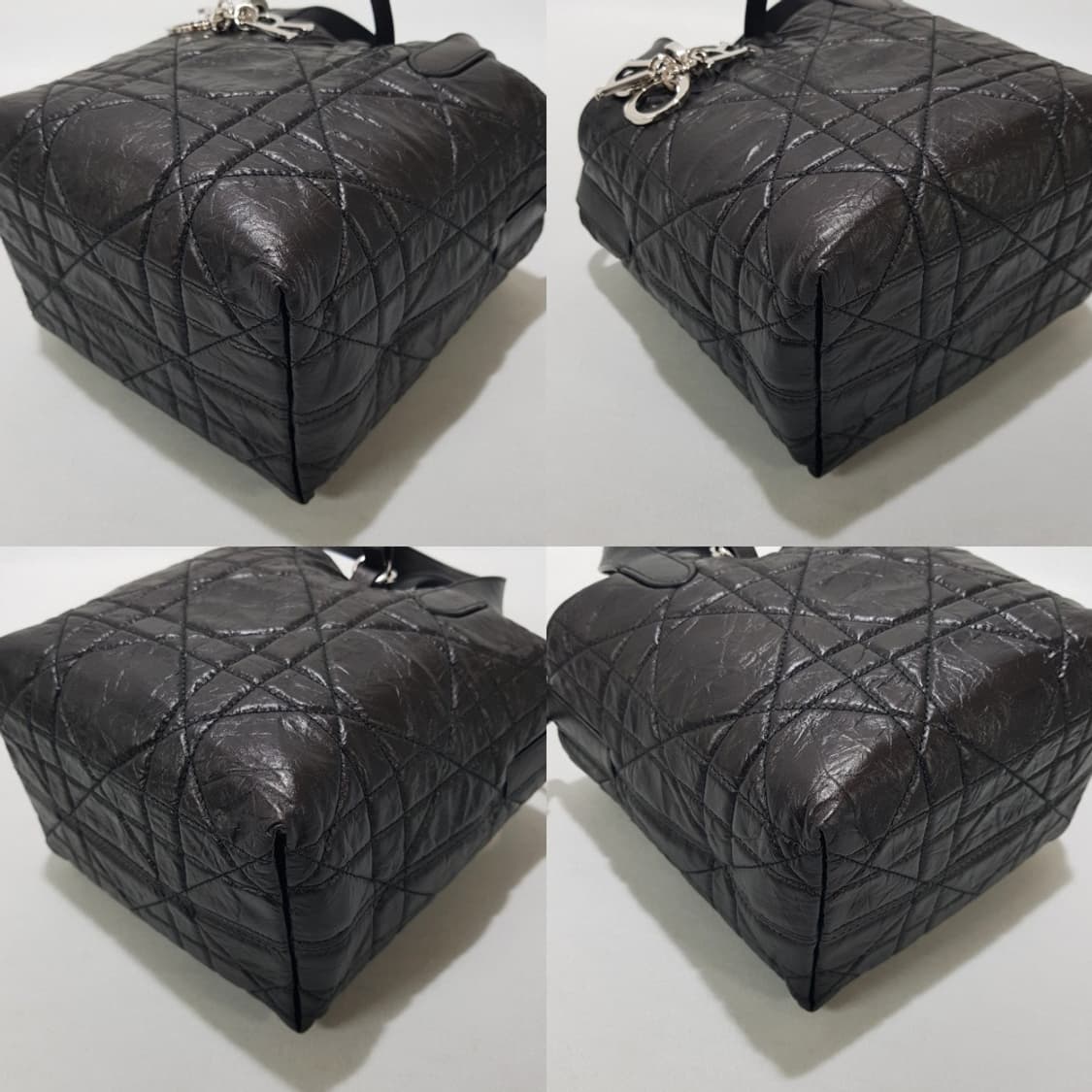 디올 뚜주흐 스몰 버티컬 토트백 블랙 M2835PNUC 상품이미지8