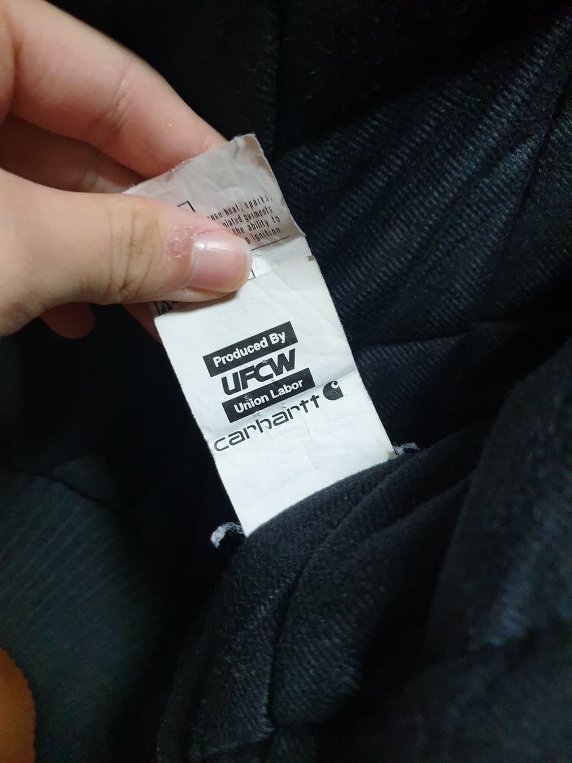 칼하트 j140 us 덕 액티브 자켓 블랙 상품이미지5