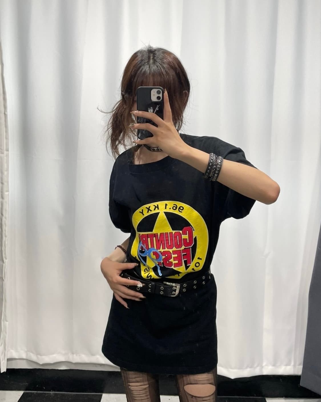 🎸블랙 프린팅 티셔츠🎸 상품이미지3