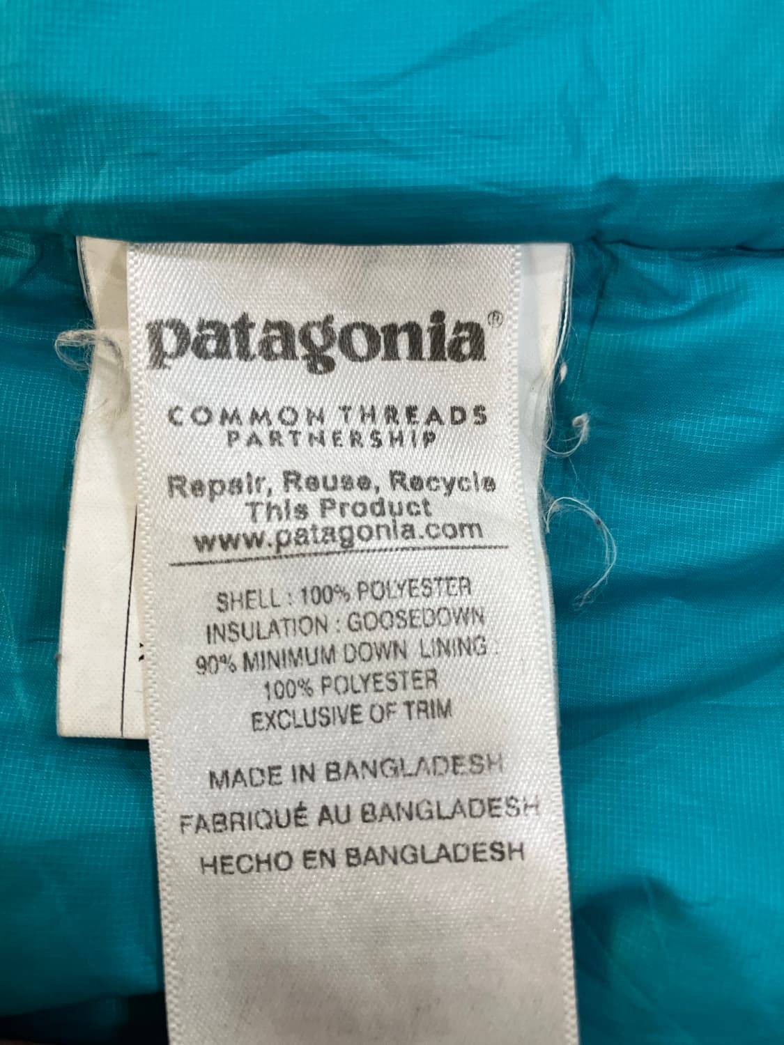 파타고니아 그레이 다운 스웨터 후드 경량 패딩 M 상품이미지3