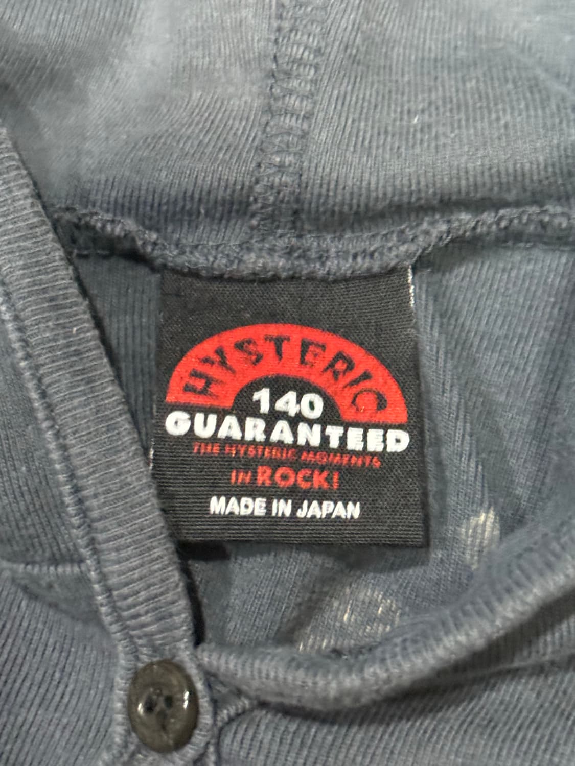 히스테릭 글래머 아카이브 아이코닉 로고 범벅 해골 버튼업 후드티 상품이미지4