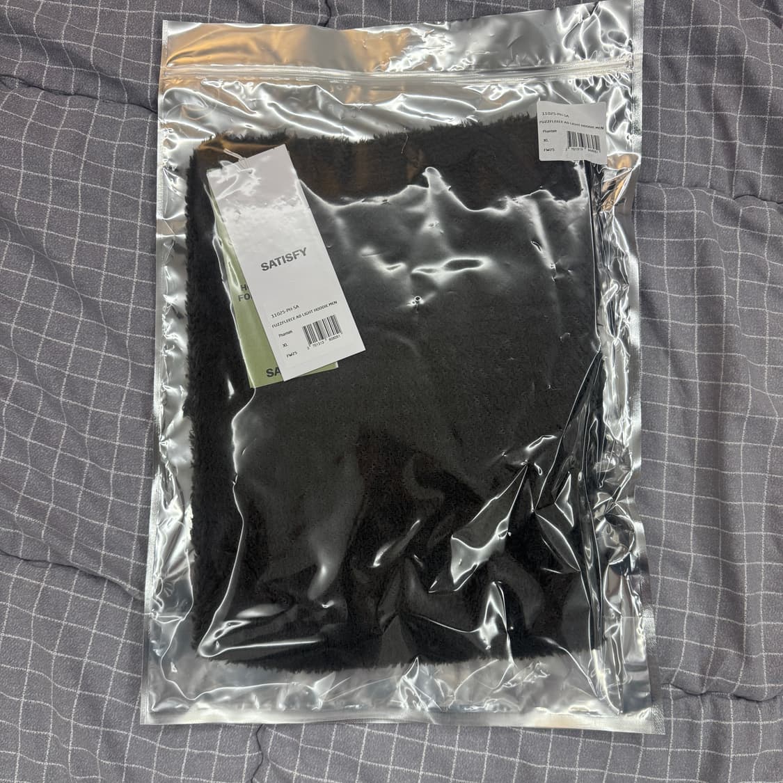 [xl] 새티스파이 퍼즈플리스 AD 라이트 후드 팬텀 새상품급 상품이미지4