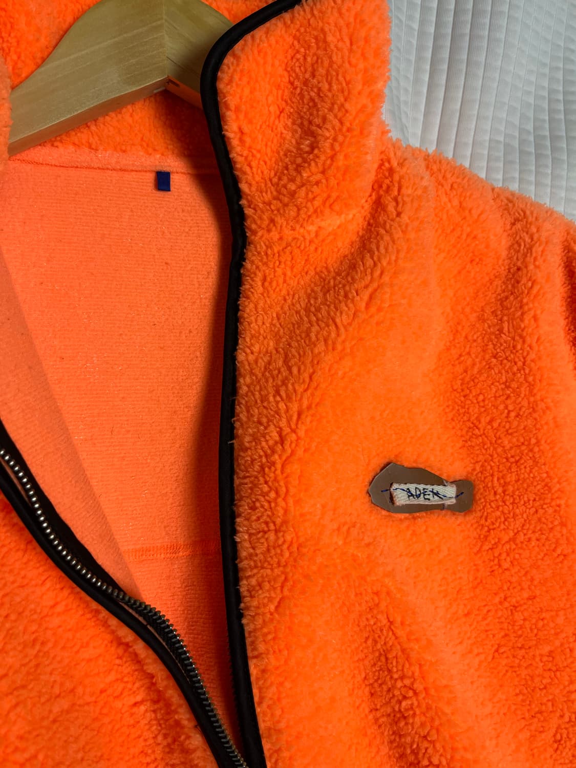 [A2] 아더에러 칼시드 플리스 후리스 오렌지 아노락 반집업 하프집업 상품이미지5