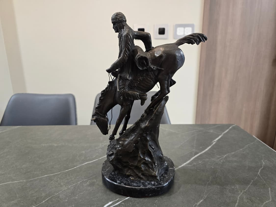 미국 조각가 Frederic Remington 브론즈 작품 상품이미지4