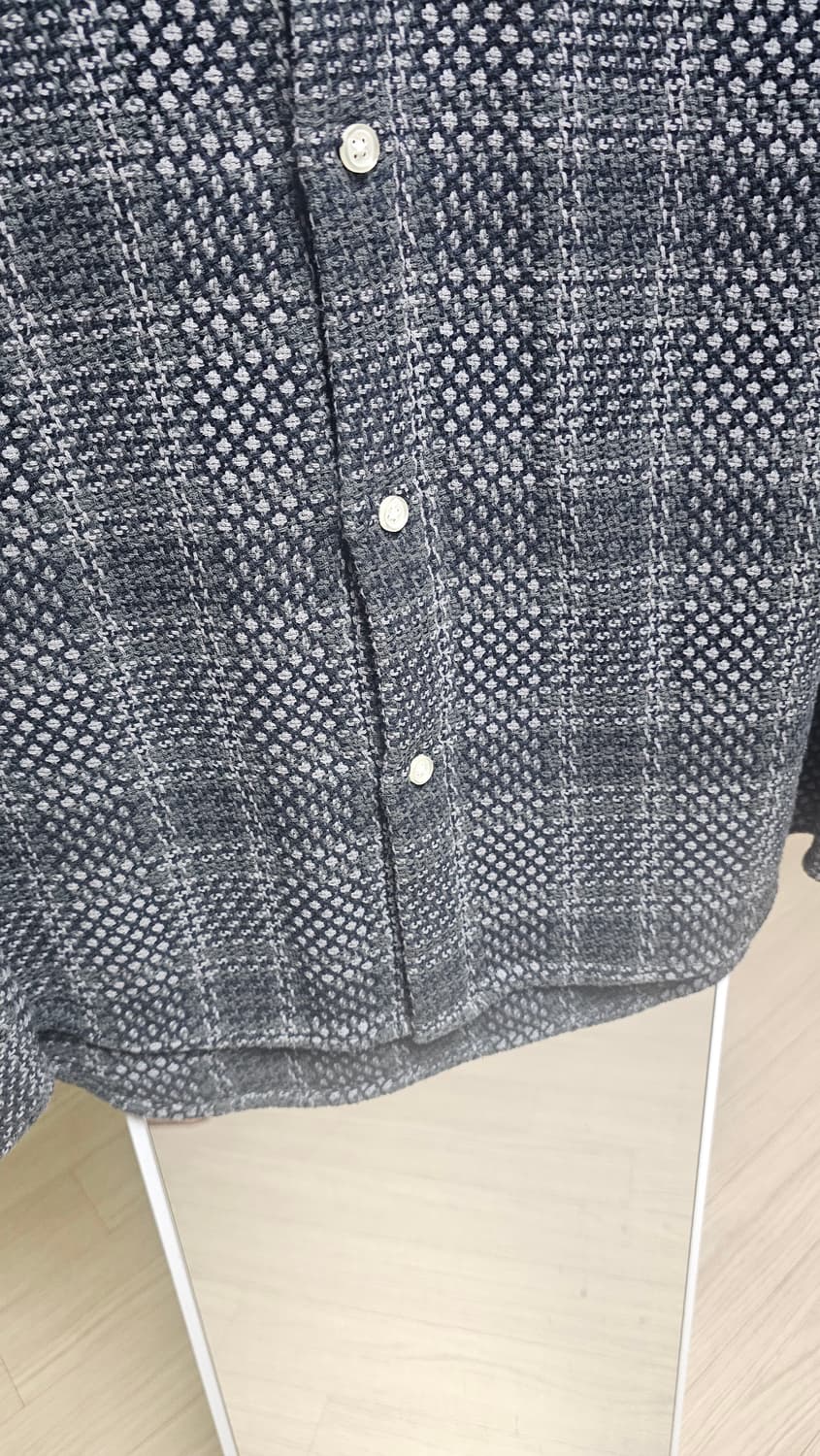 슈프림 베스킷 위브 플레이드 셔츠 블랙 xl 상품이미지6