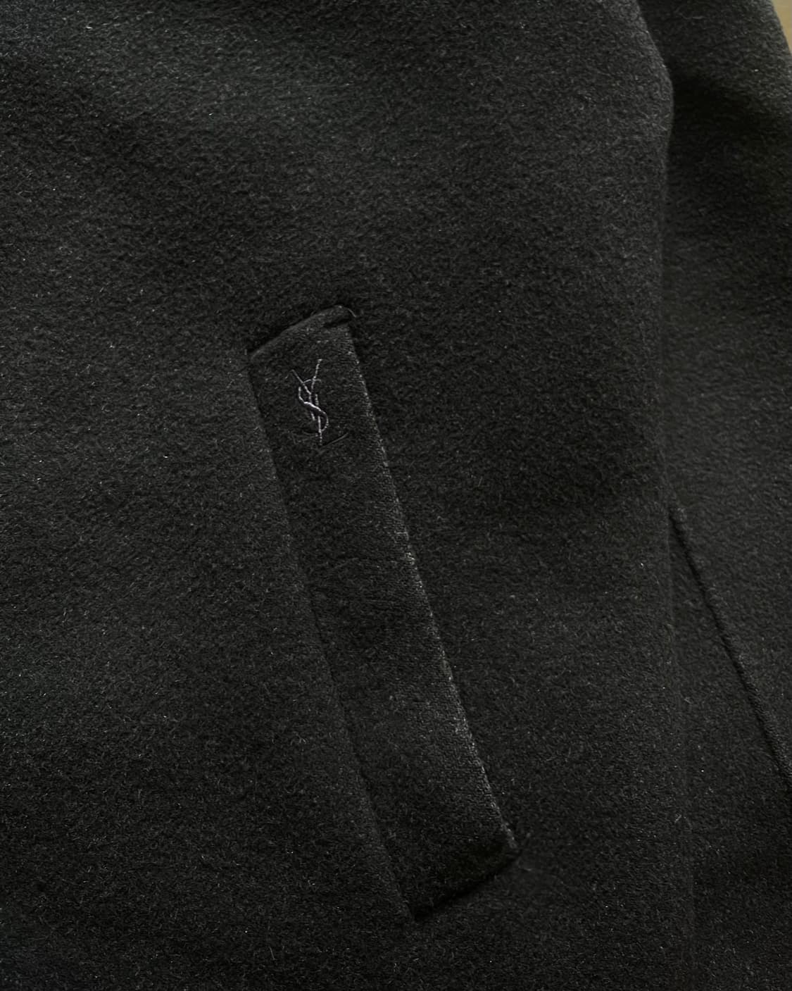 1990s YSL Pure Homme Black Wool Coat 상품이미지6