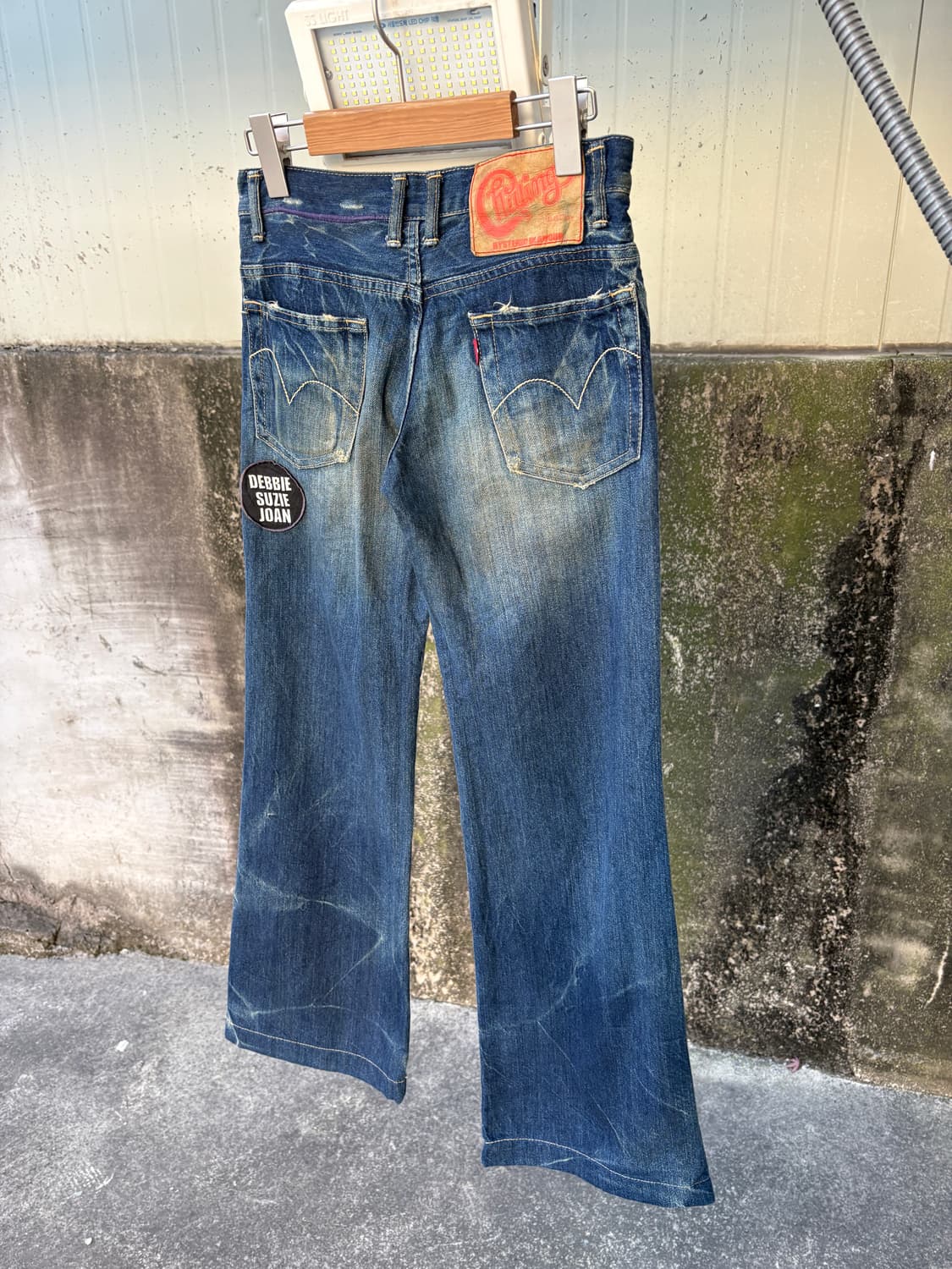 히스테릭 글래머 데님 부츠컷 팬츠 상품이미지8