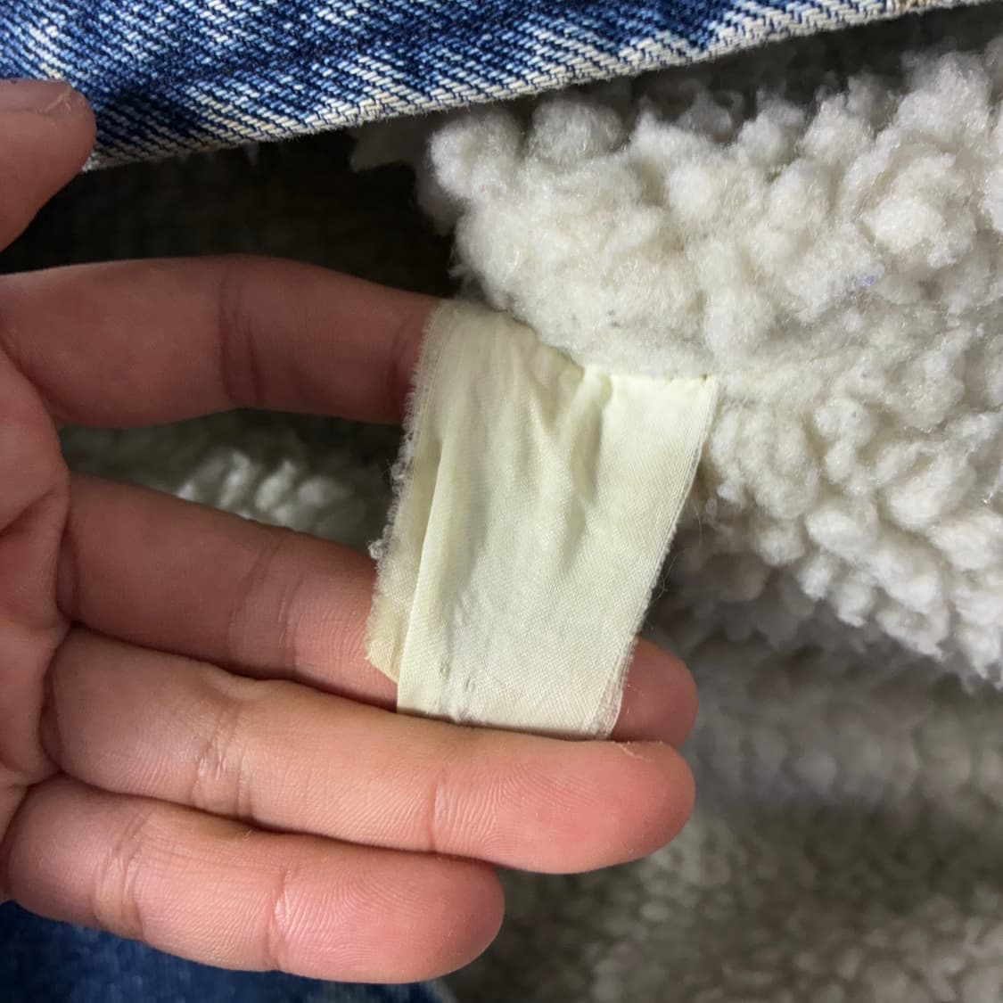 Levi's 리바이스 80‘s 실버라벨 쉐르파 데님 더플 코트 상품이미지8