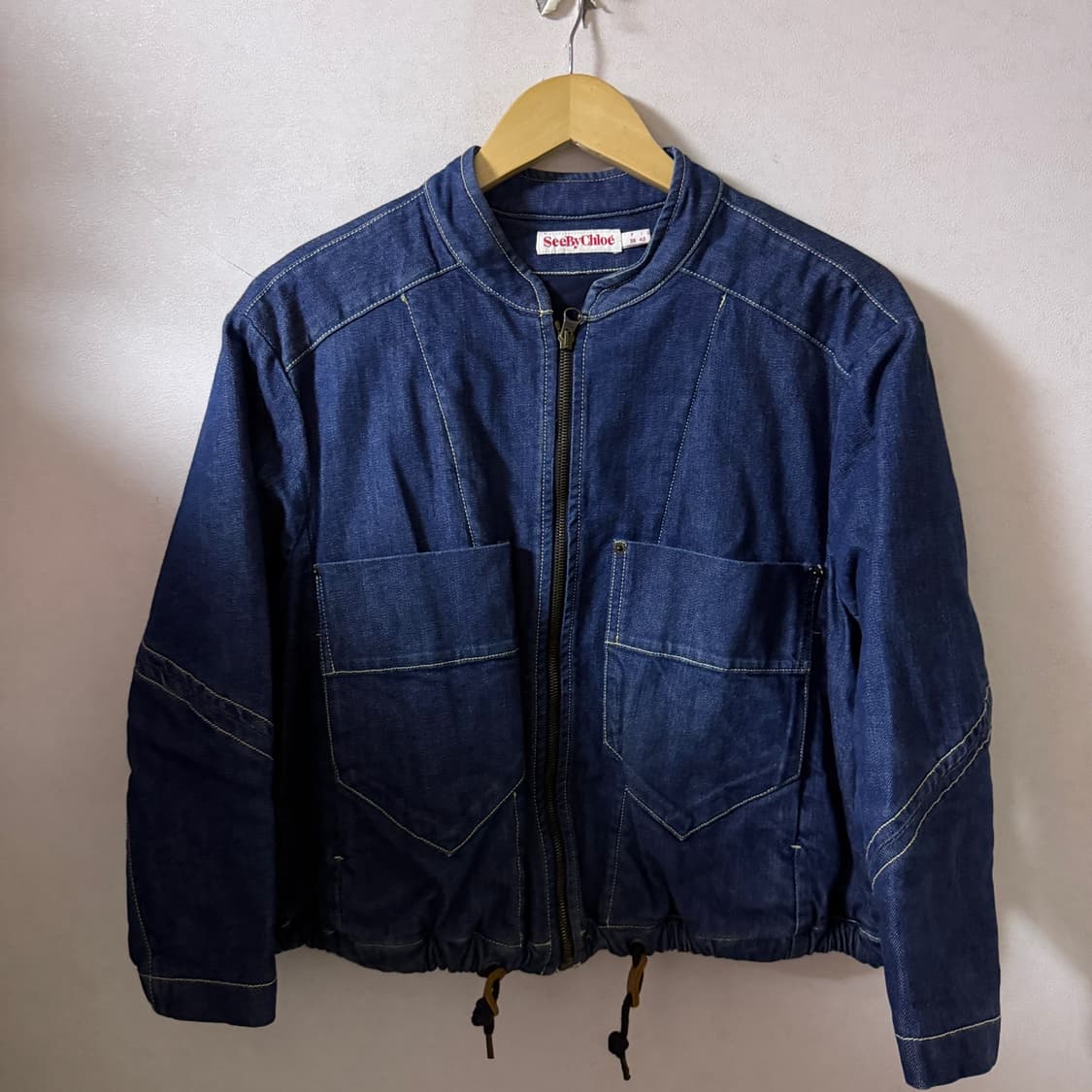 씨바이끌로에 데님 봄버 자켓 (프리) 상품이미지1