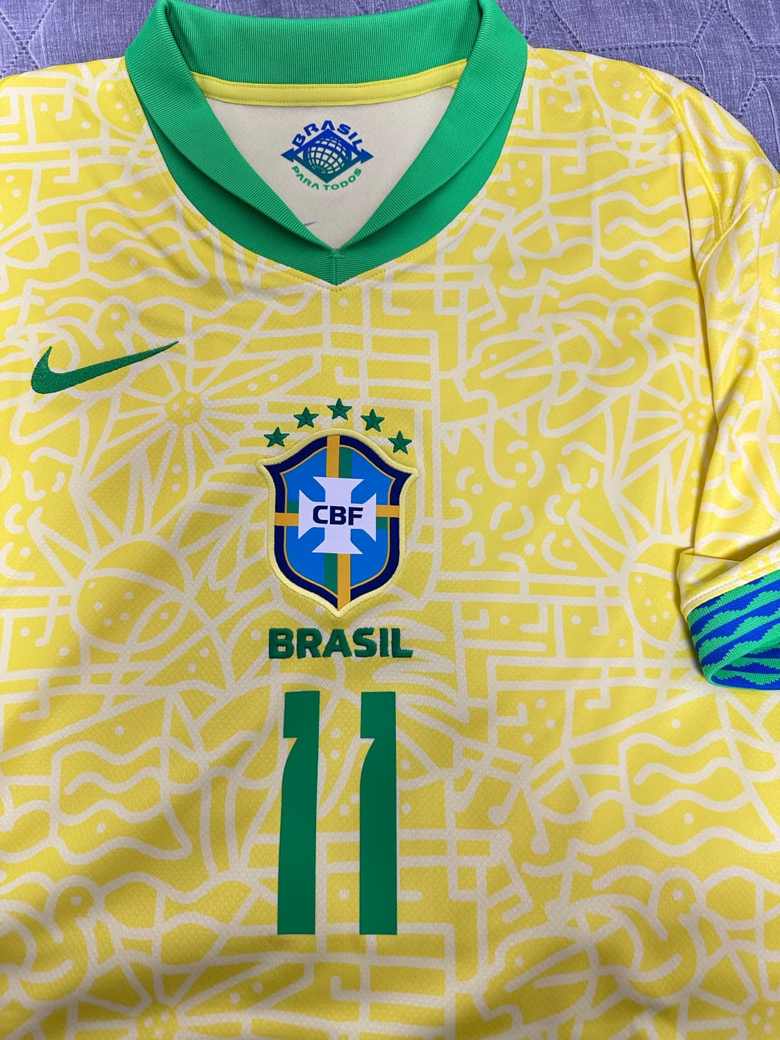 24-26 브라질 홈 하피냐 11번 2XL(115) 상품이미지3