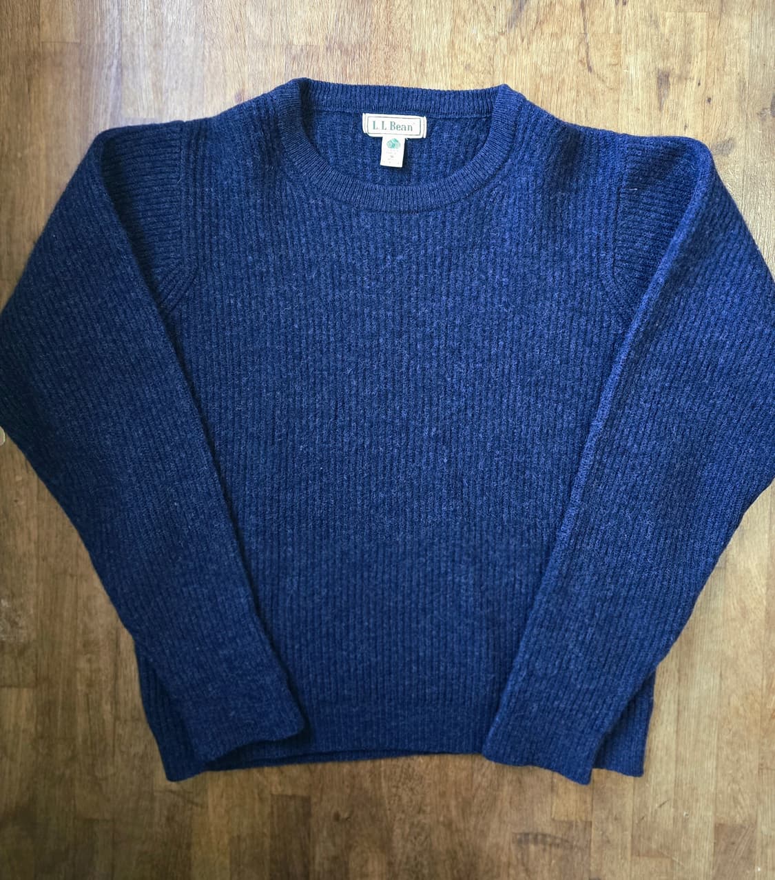 L.L.Bean 엘엘빈 램스울 니트 Made In Scotland 상품이미지1