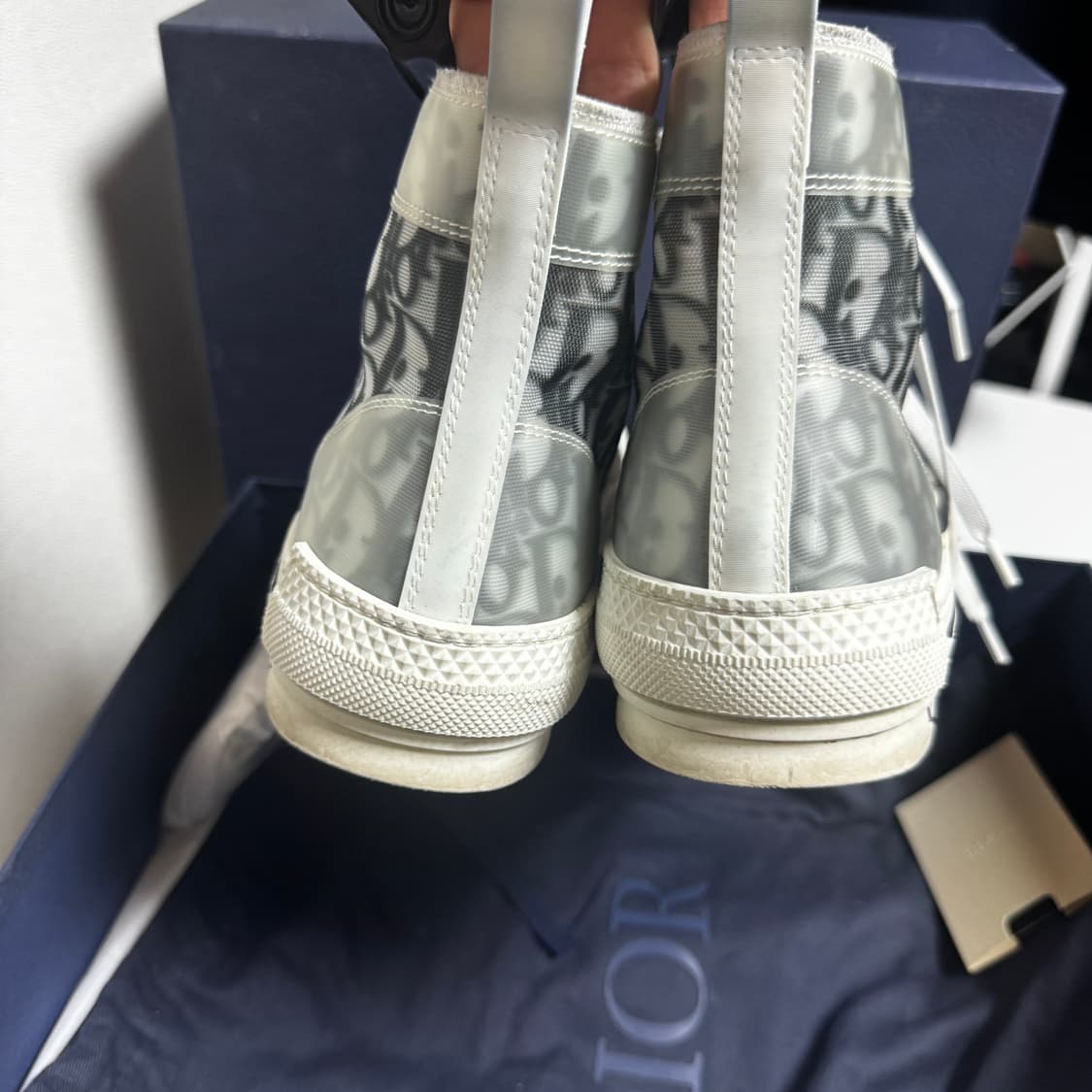 디올 오블리크 B23 하이탑 스니커즈 42 상품이미지5