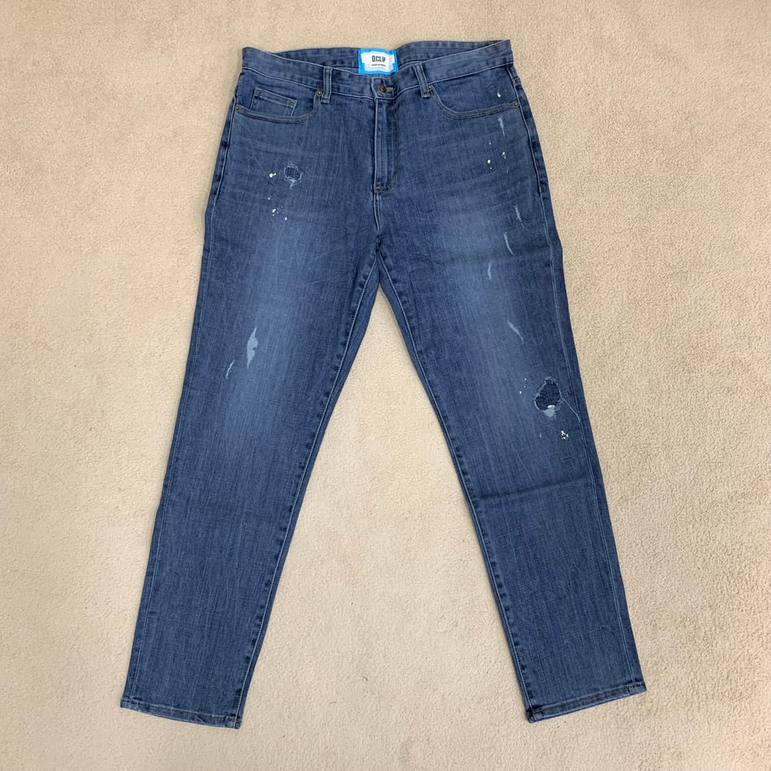 디클립 테이퍼드진 데님팬츠(34사이즈) 슬림진 상품이미지2