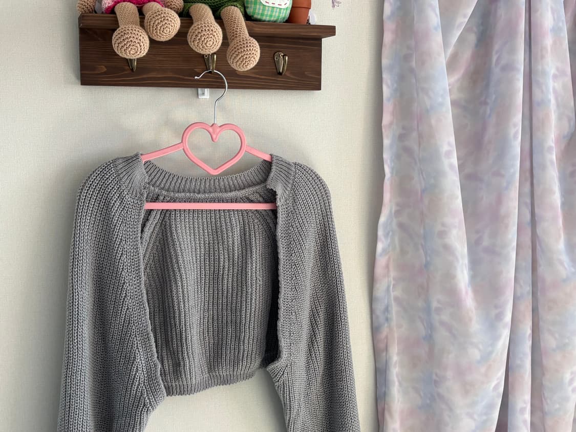 그레이 볼레로 상품이미지2