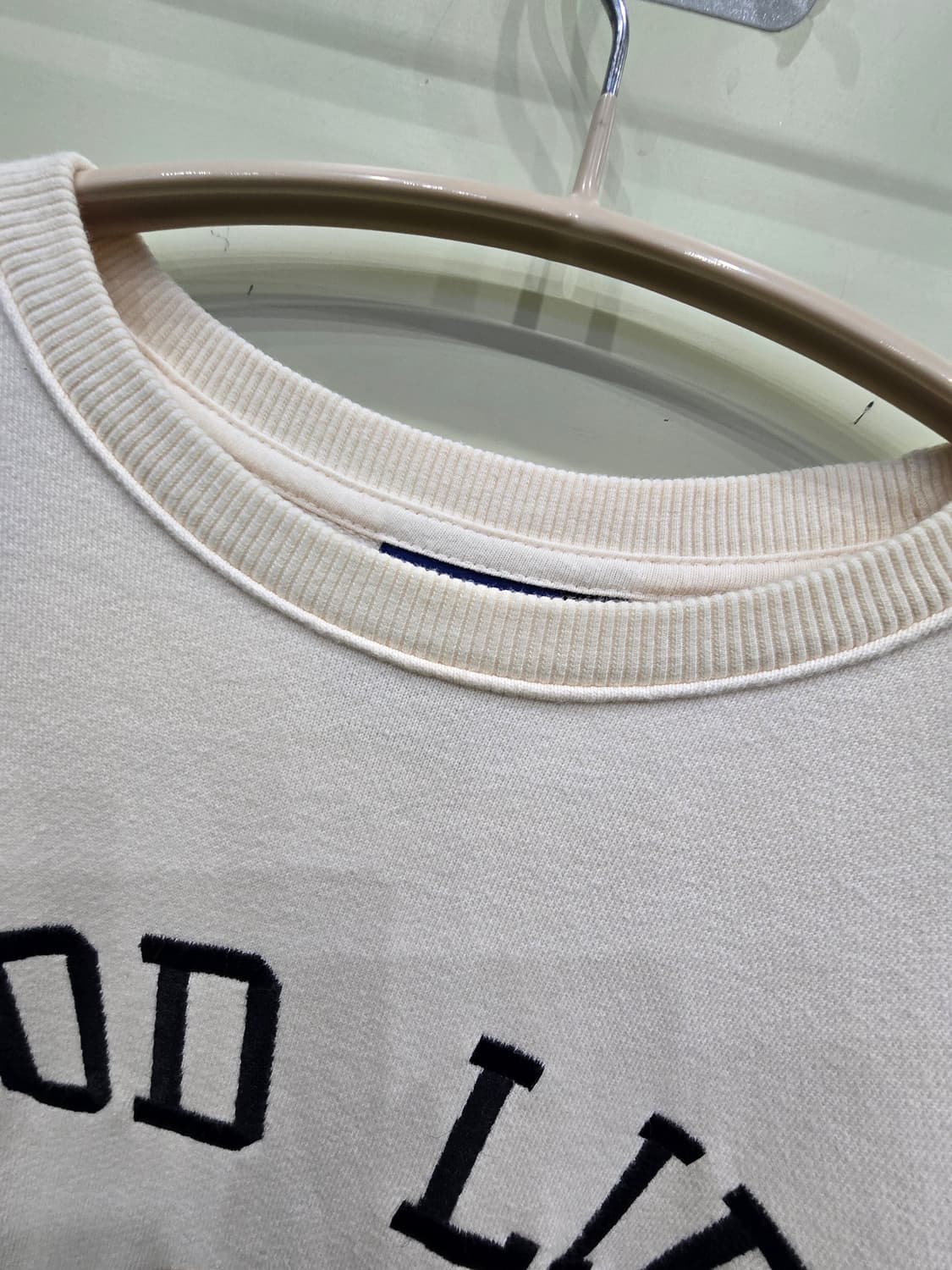 GOOD LIFE 크루넥 맨투맨 아이보리 상품이미지3