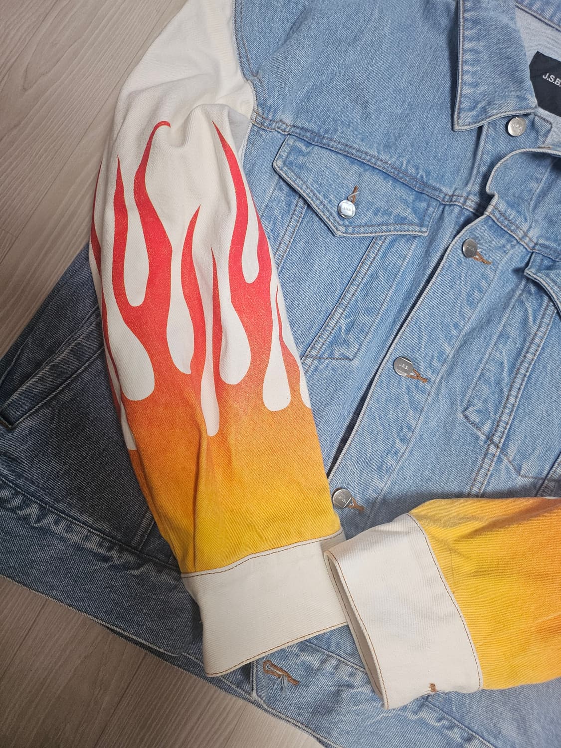 JSB 불꽃데님자켓 오버핏 상품이미지3