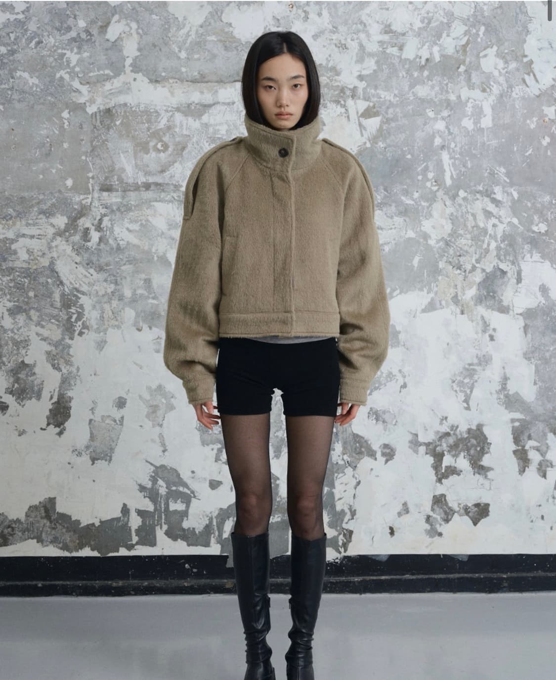 더엔엘 알파카 숏코트 상품이미지1