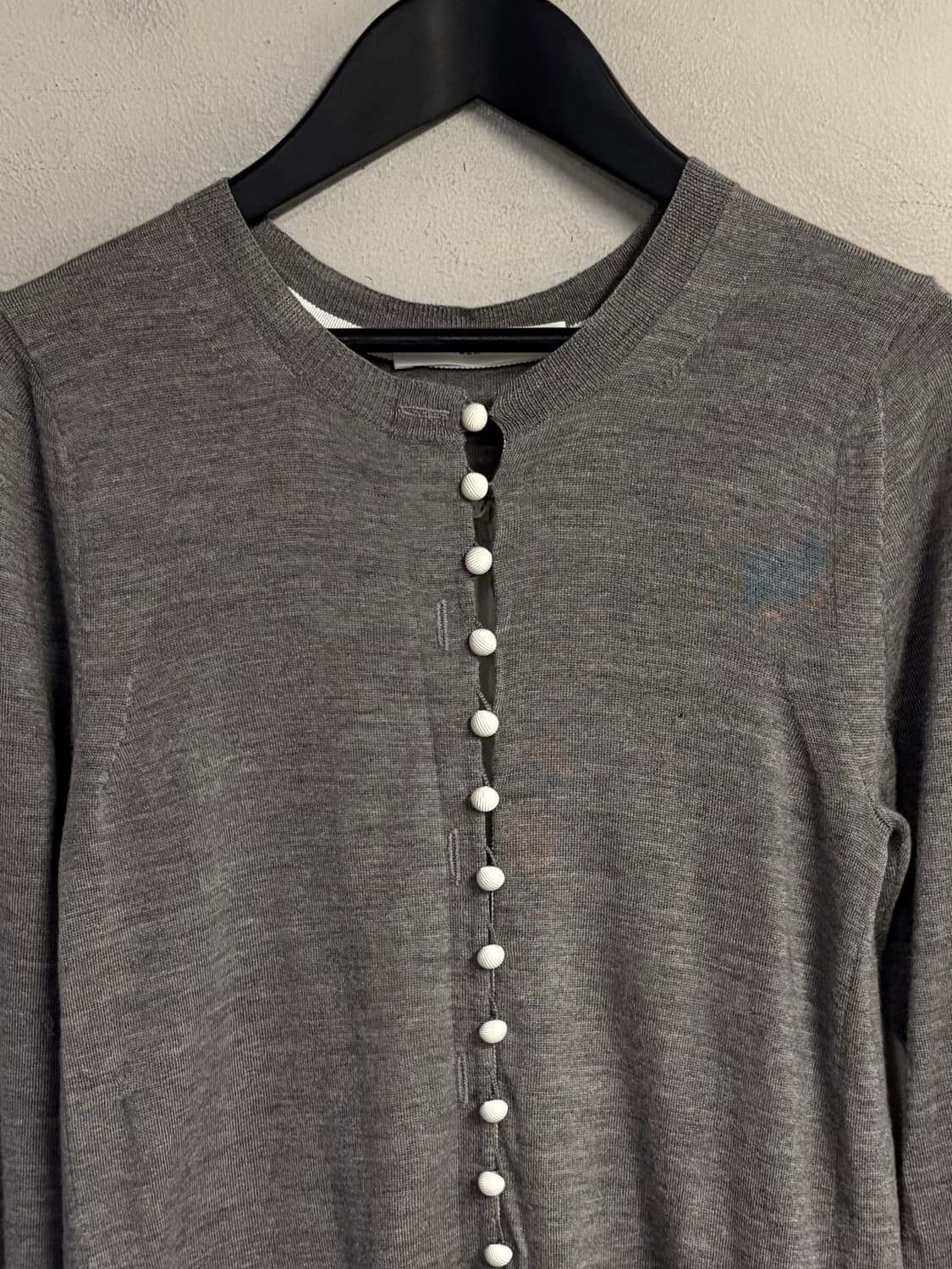 SACAI LUCK back panel cardigan grey 2 상품이미지2