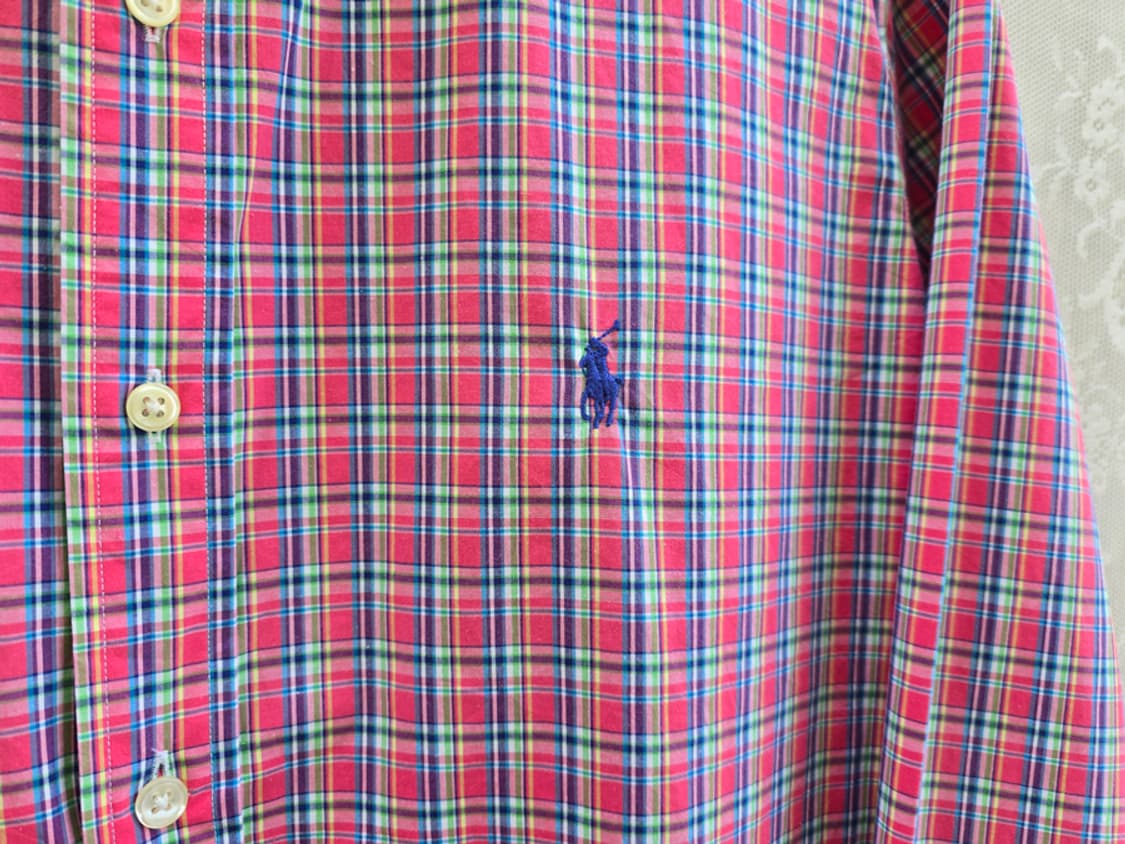 랄프로렌 체크 셔츠 상품이미지3