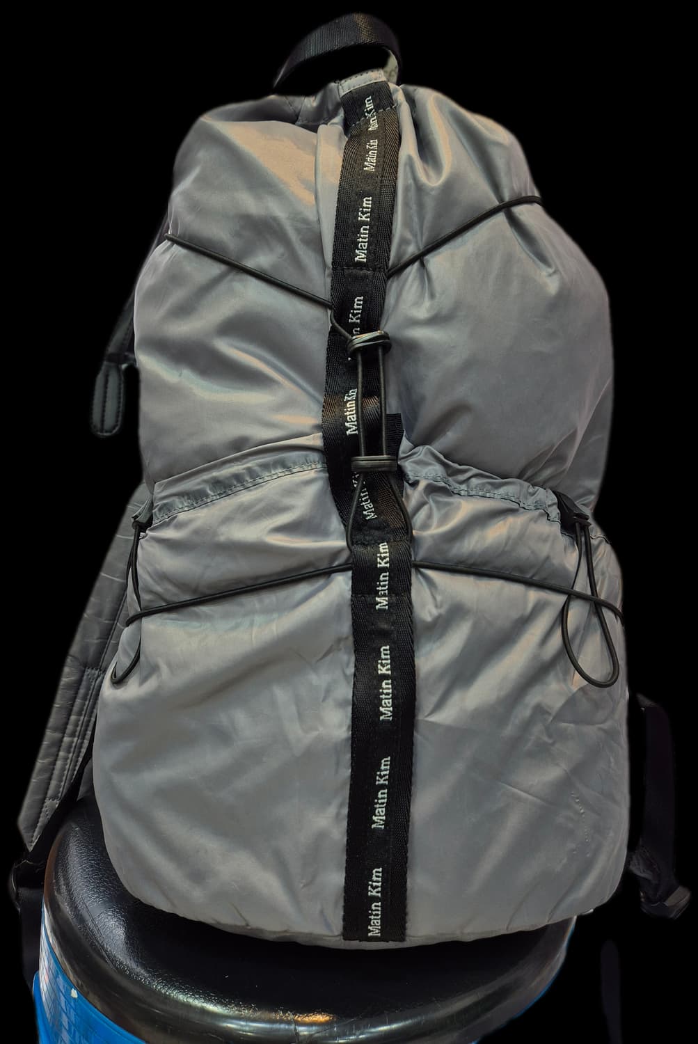 마뗑킴 백팩 회색 상품이미지1