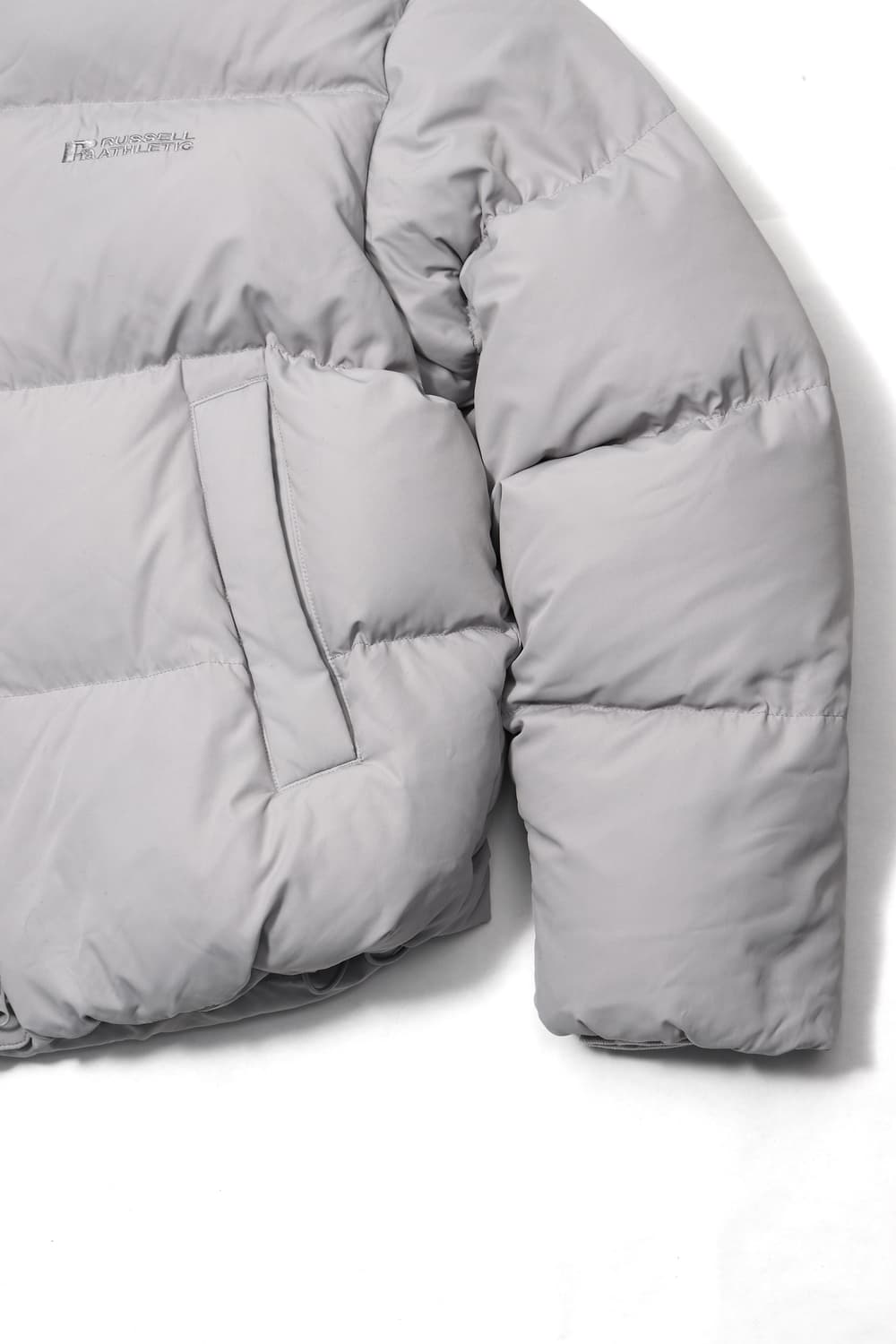 RUSSEL ATHLETIC 라이트 그레이 러쉘 패딩 size S 상품이미지4