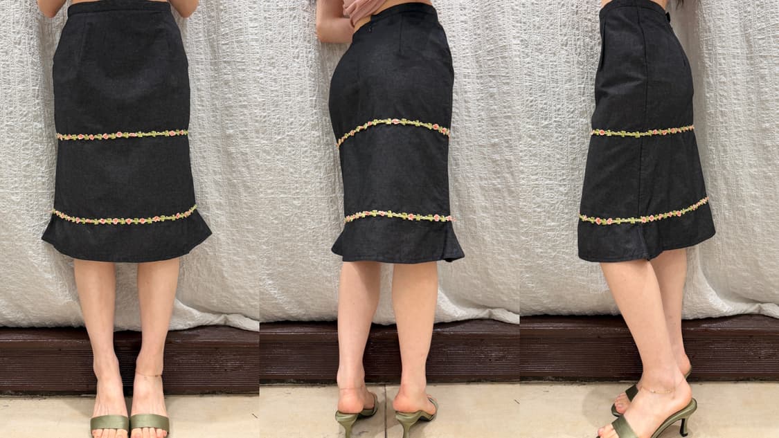 Flower garden midi skirt 상품이미지4
