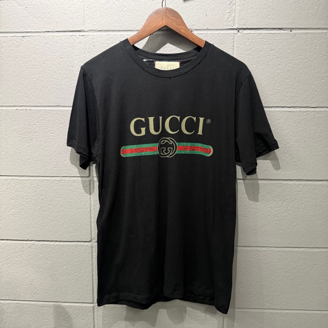 구찌 띠로고 플라워 반팔티 상품이미지1