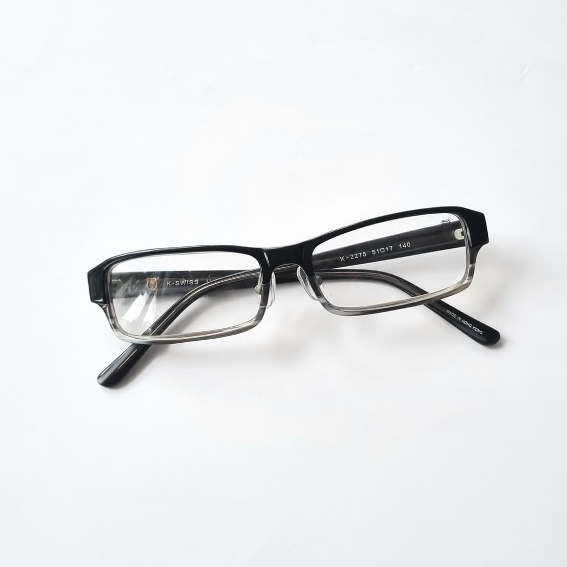 데드스탁 K-SWISS 긱시크 무드 그라데이션 스퀘어 안경테 1261 상품이미지1