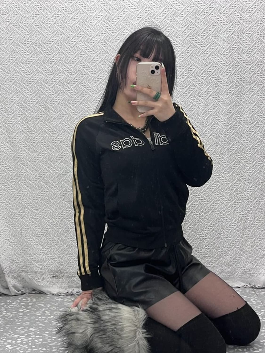 아디다스 레트로 Y2K 큐빅패치 져지 집업 85 C09120 상품이미지2