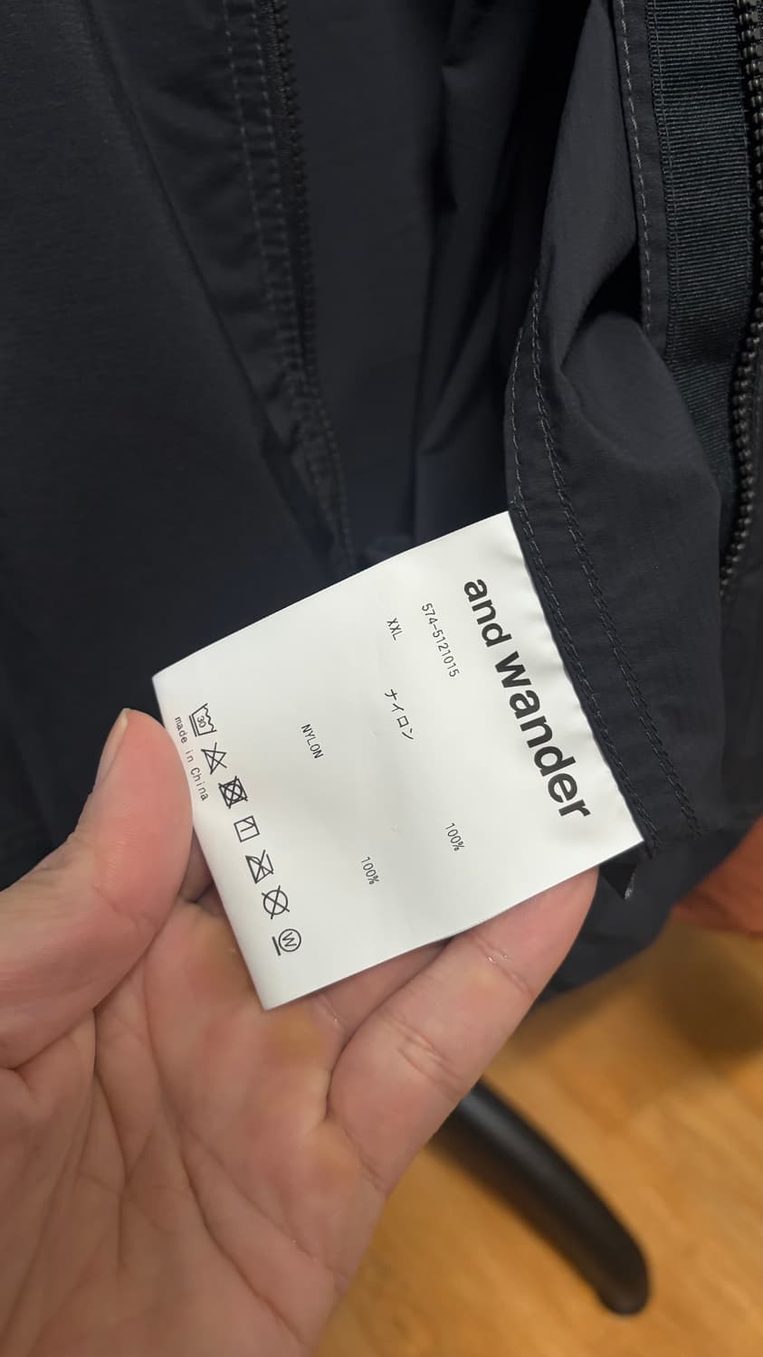 앤드원더 퍼텍스 윈드 자켓 xxl 상품이미지4