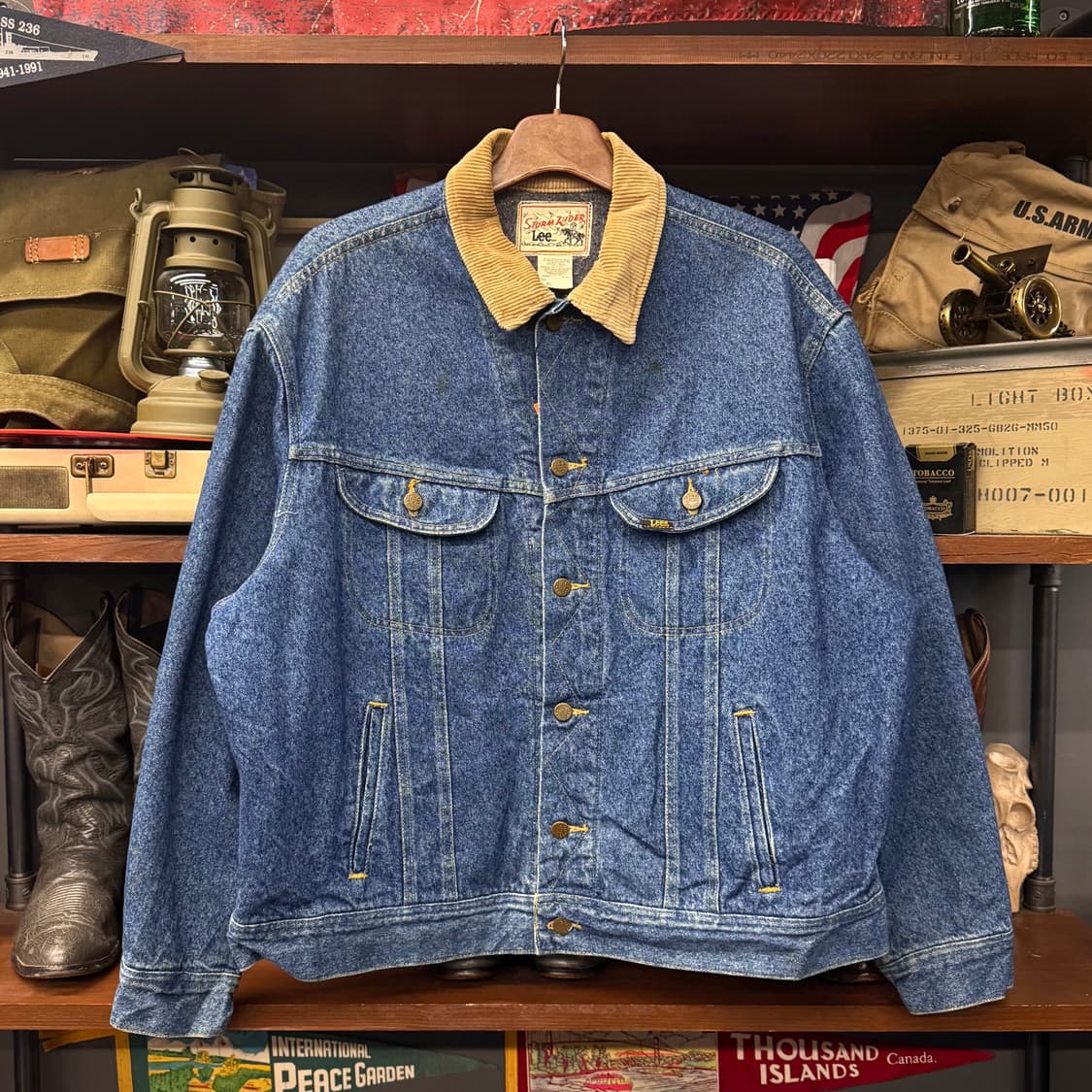 90s LEE 빈티지 리 101J 스톰 라이더 블랭킷 데님 자켓 N000 상품이미지1