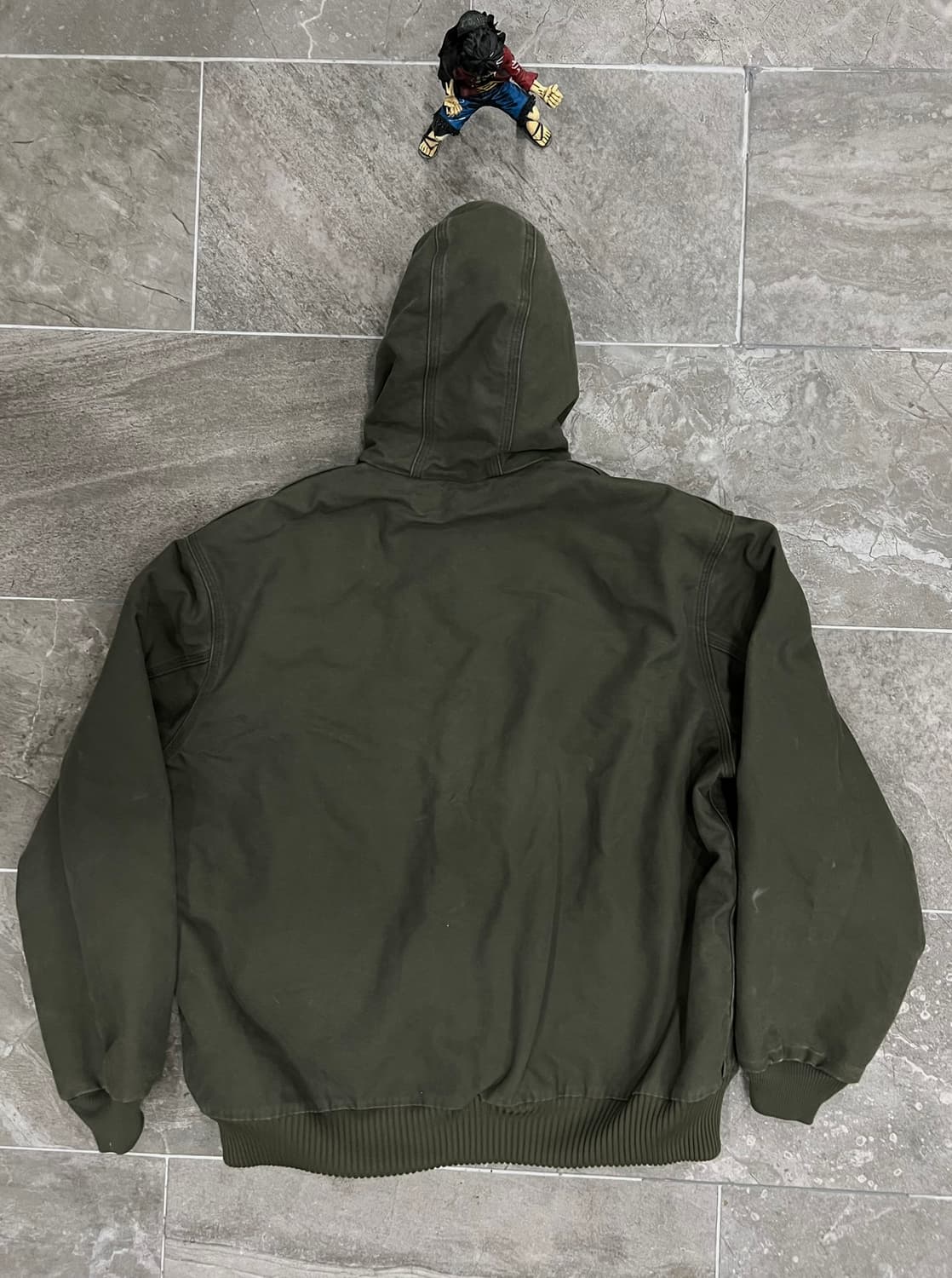 (XL) 칼하트 덕 액티브 후드자켓 J130 ARG 아미그린 상품이미지2