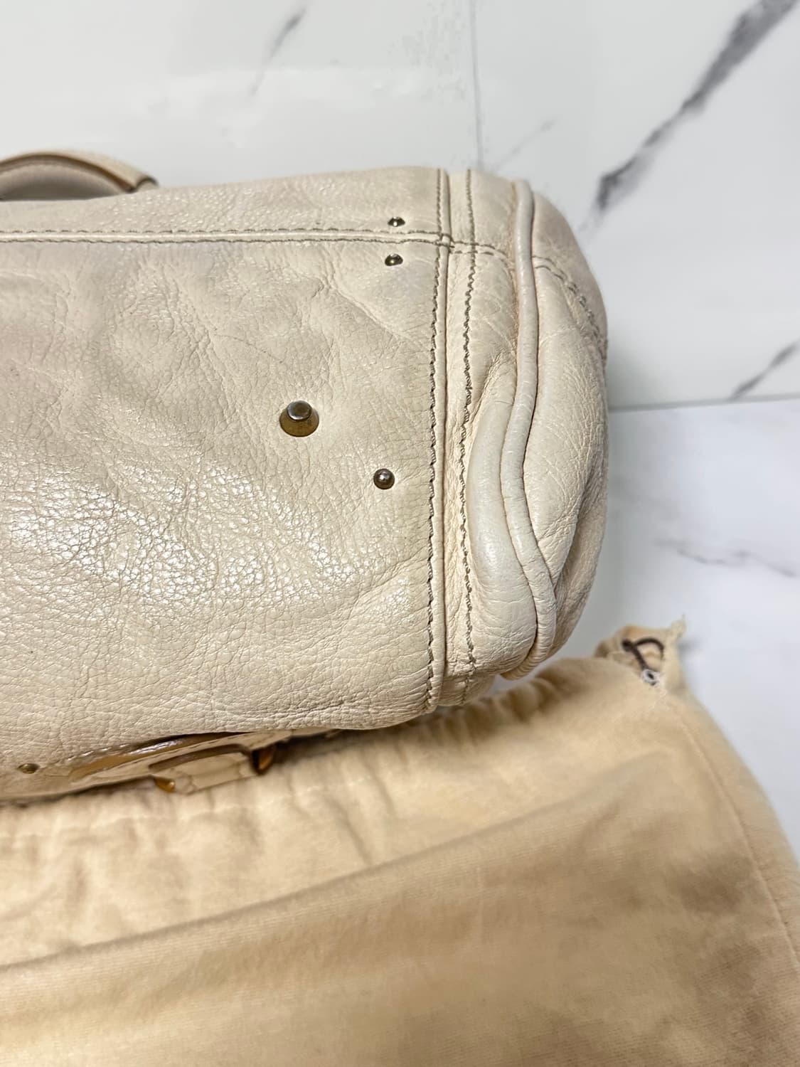 [정품] 끌로에 패딩턴백 아이보리 상품이미지6