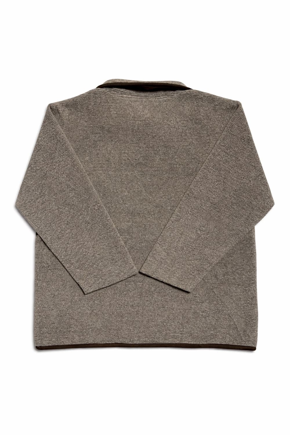 JPN 00s 일본 빈티지 Y2K 올드스쿨 브라운 니트 집업 플리스 자켓 상품이미지2