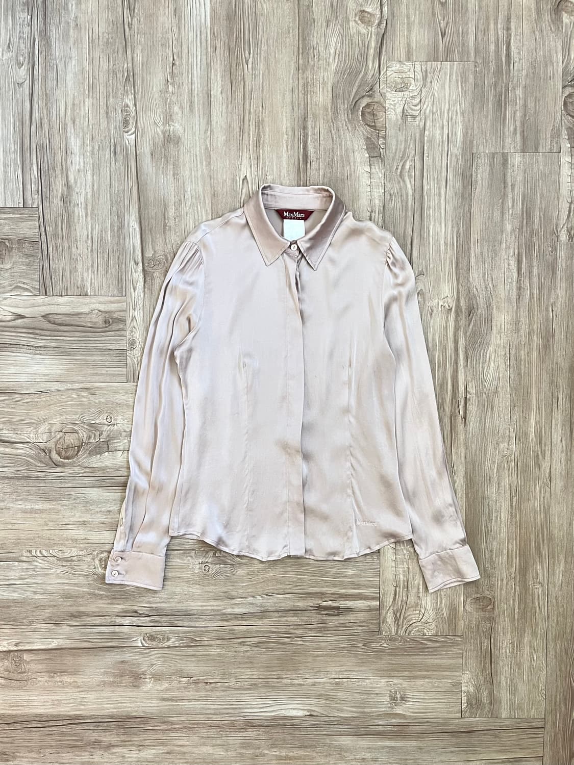 Max Mara 인디핑크실크 셔츠 상품이미지1