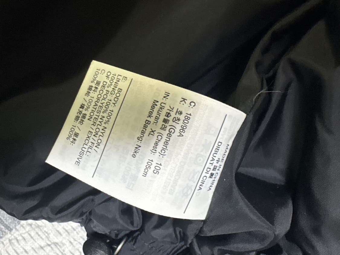 나이키 조던 패딩 베스트 블랙 상품이미지3